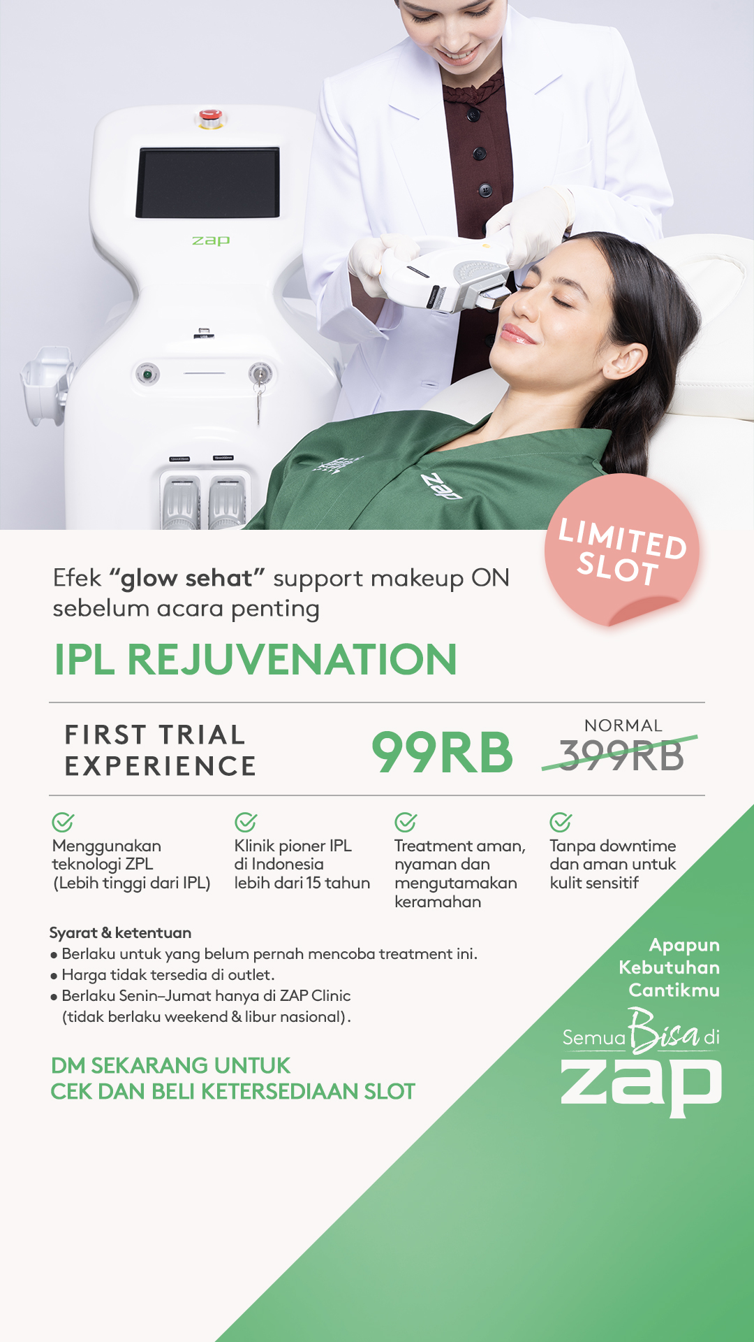ZAP Clinic Indonesia Facebook ad