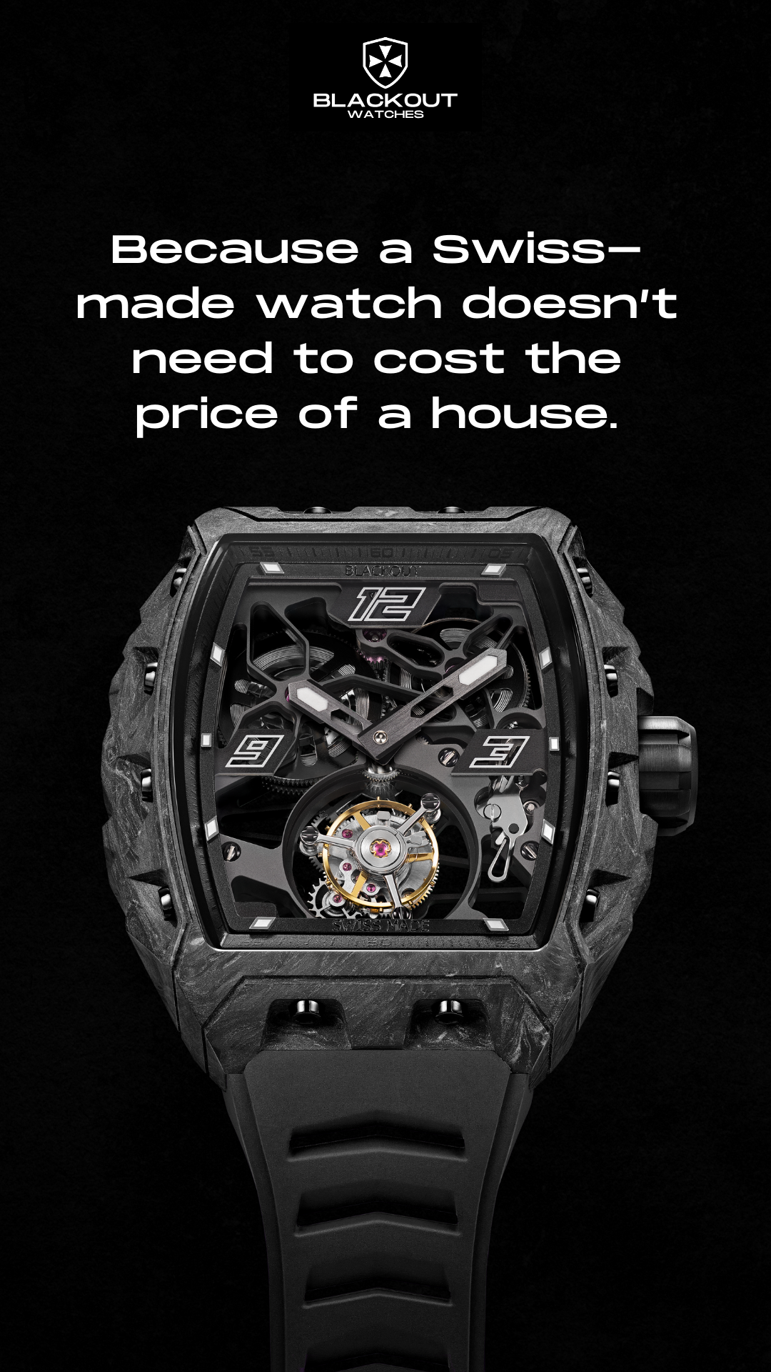 Blackout Watches Facebook ad