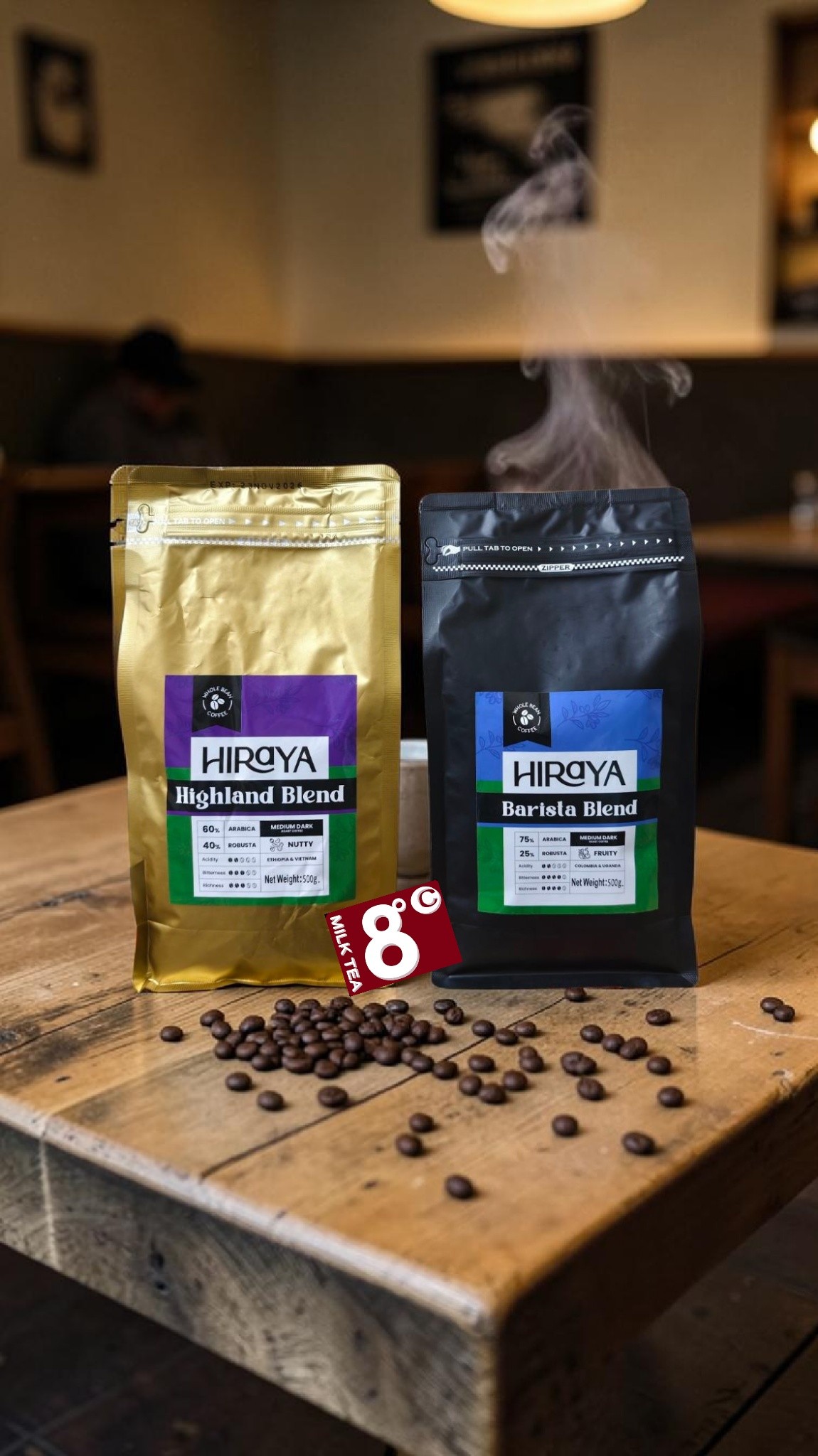 8 degree Milk Tea Facebook ad: COFFEE LOVERS, THIS ONE’S FOR YOU!