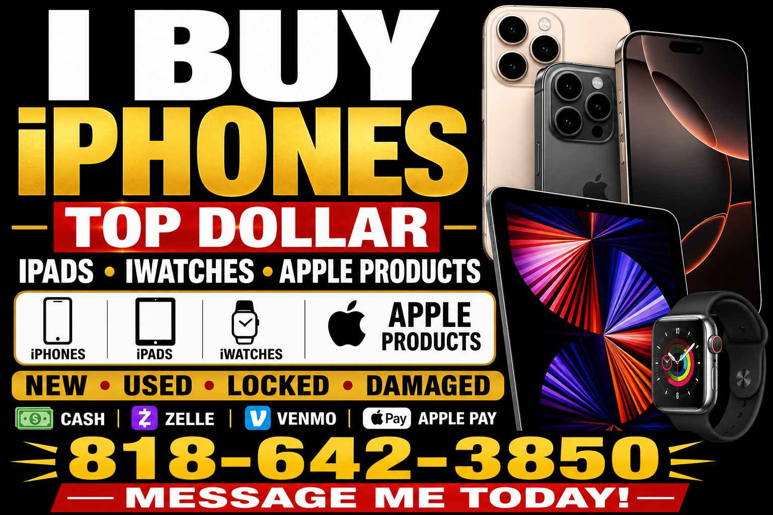 Ramon Rodriguez Facebook ad: Top Cash 4 iPhones