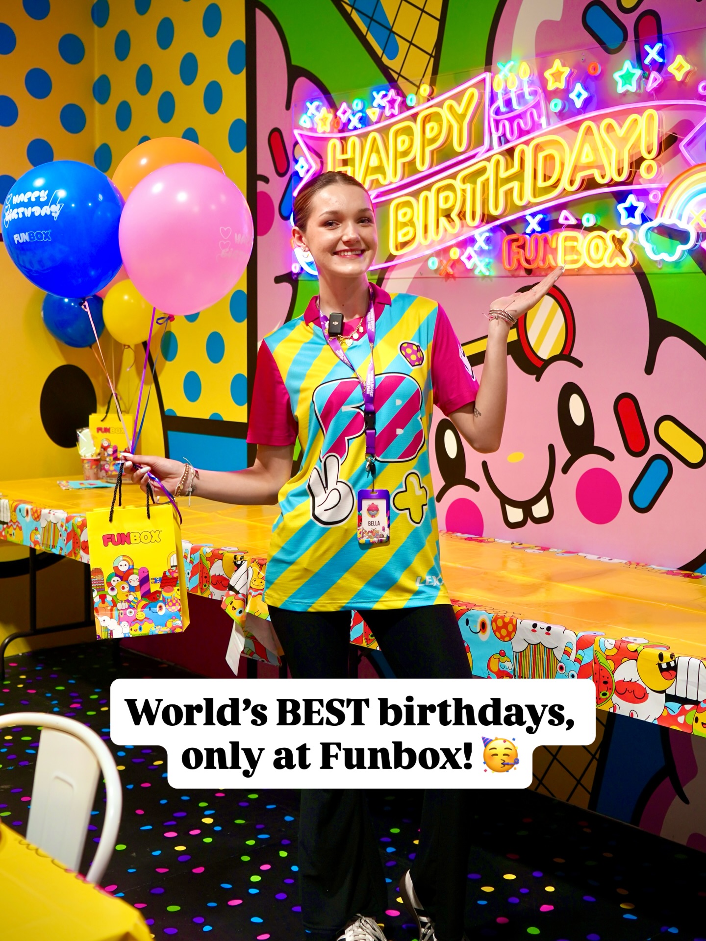 Funbox National City Facebook ad: Hassle-free birthday parties made easy!