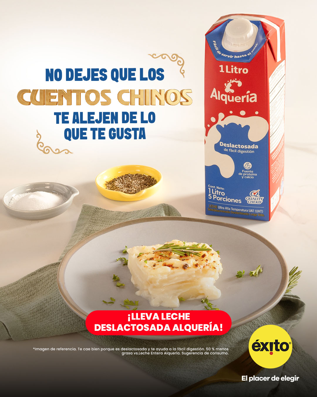 Éxito Facebook ad
