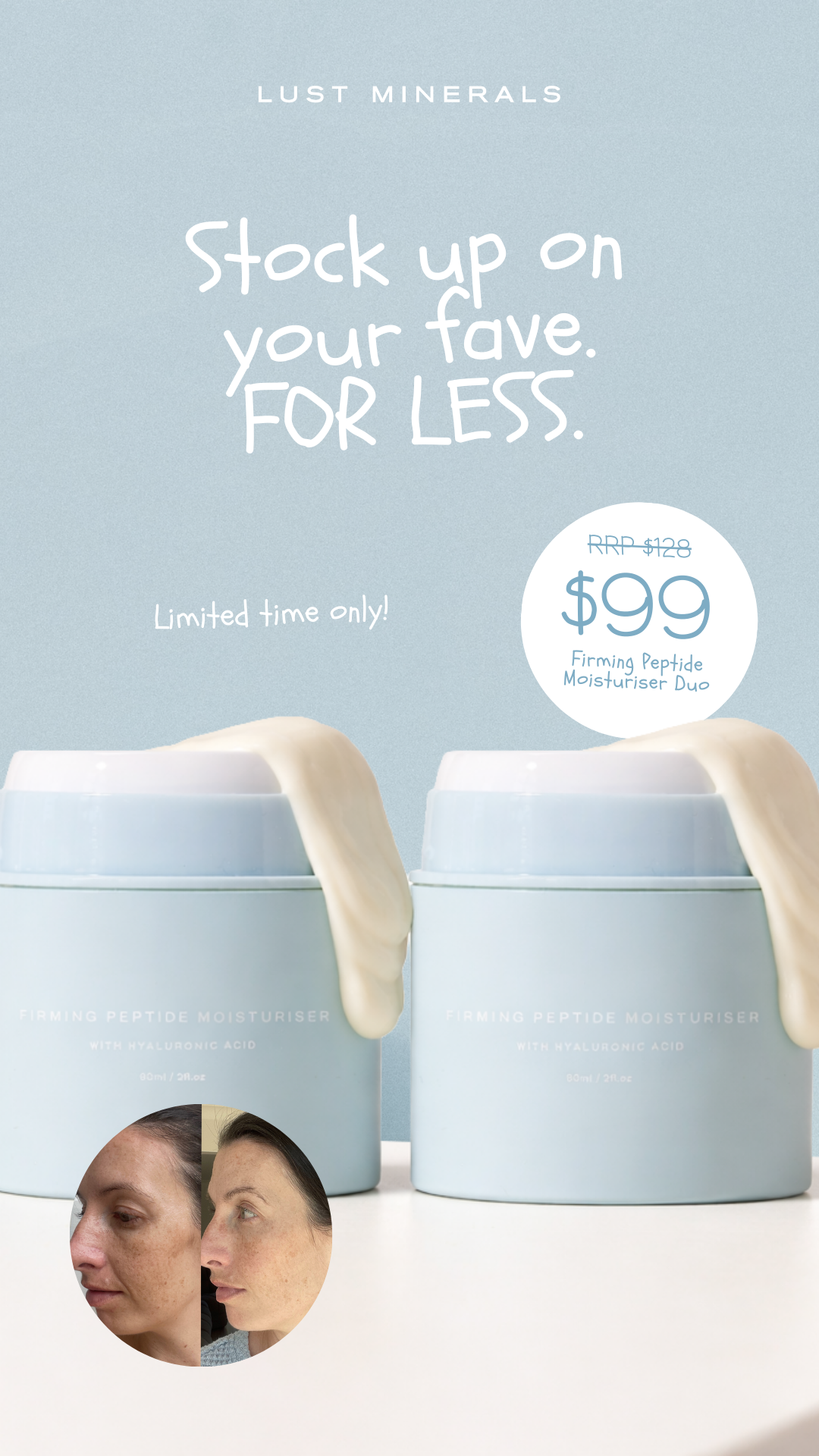 Lust Minerals Facebook ad