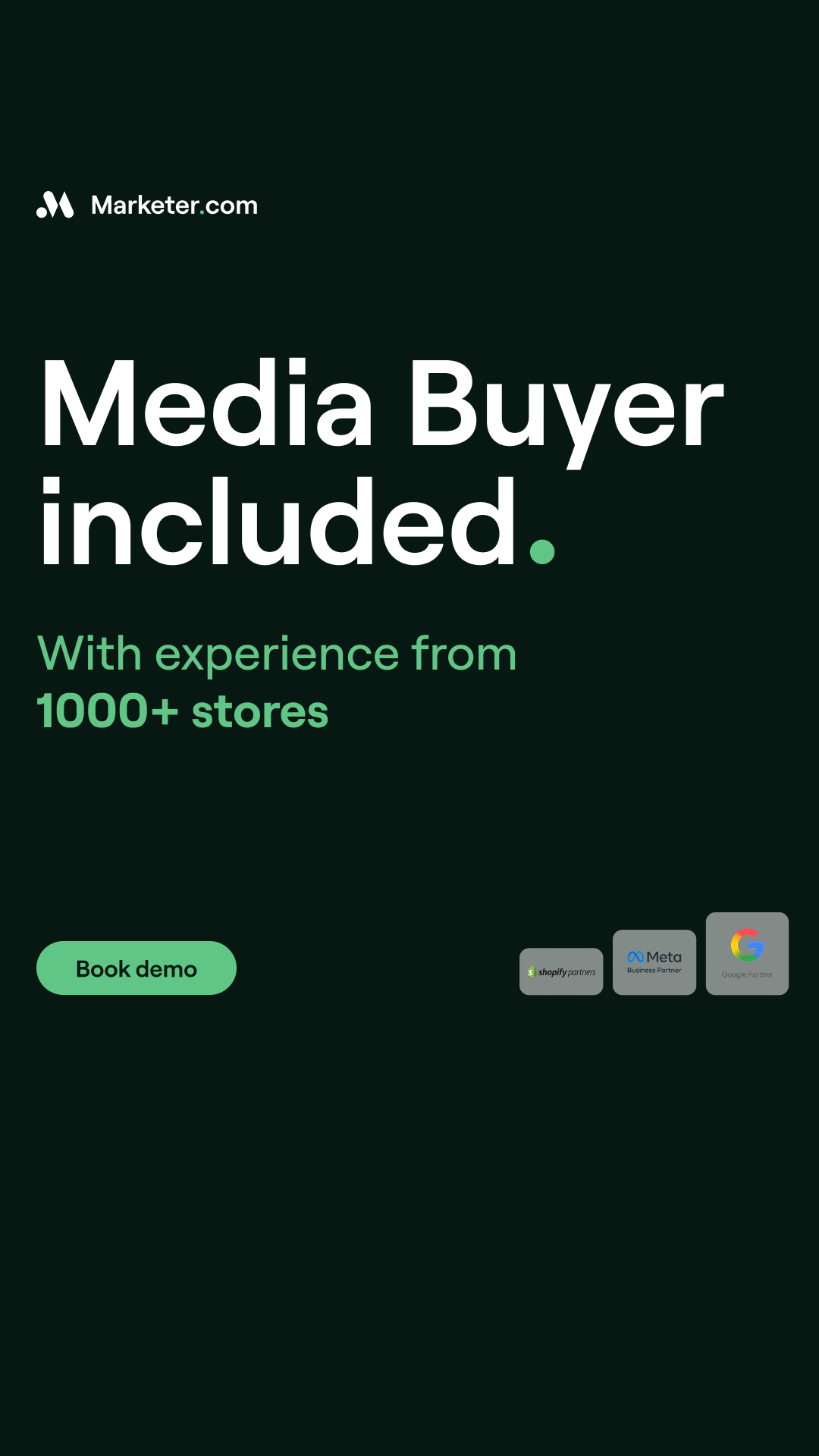 Marketer.com Facebook ad