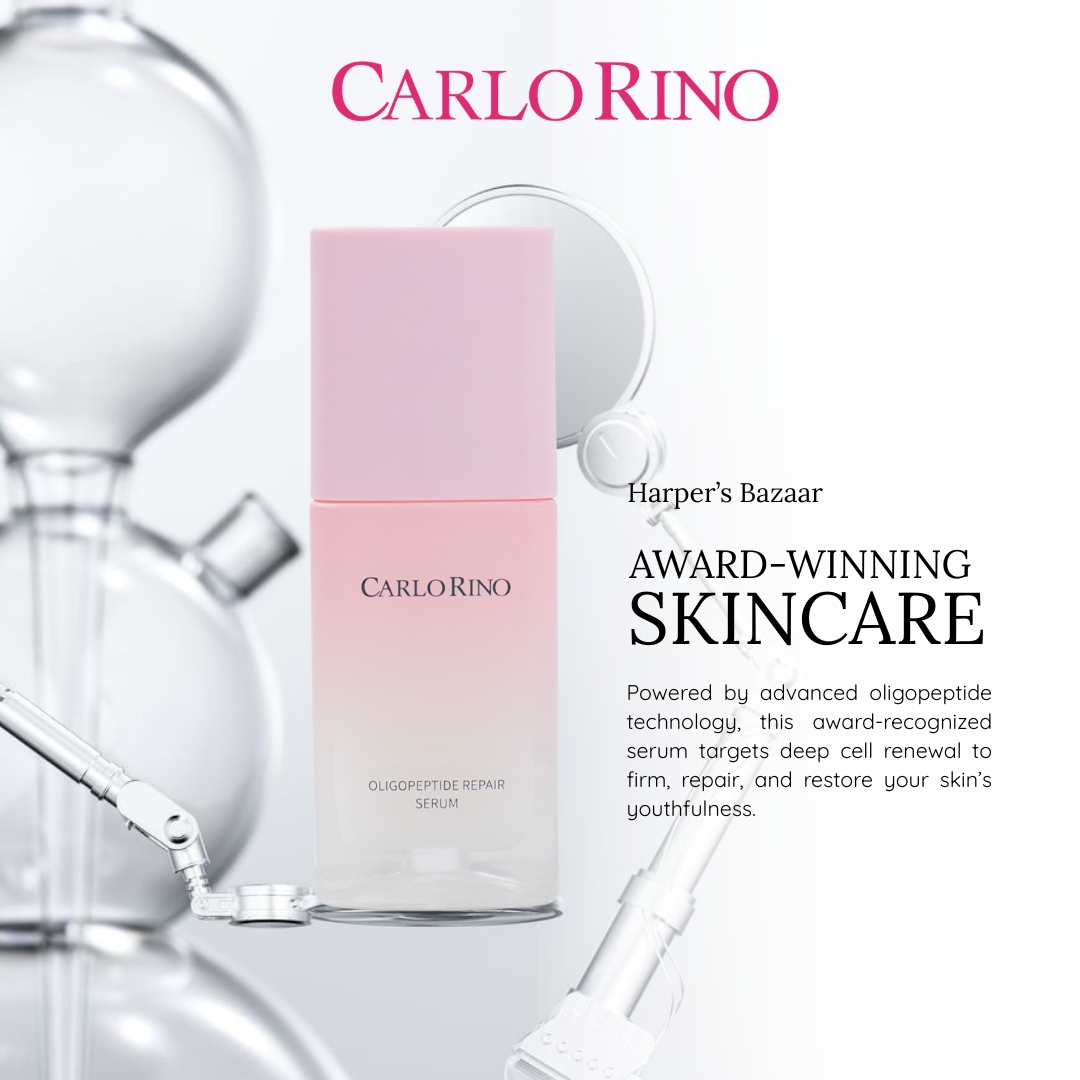Carlo Rino Facebook ad: The Oligopeptide Repair Serum