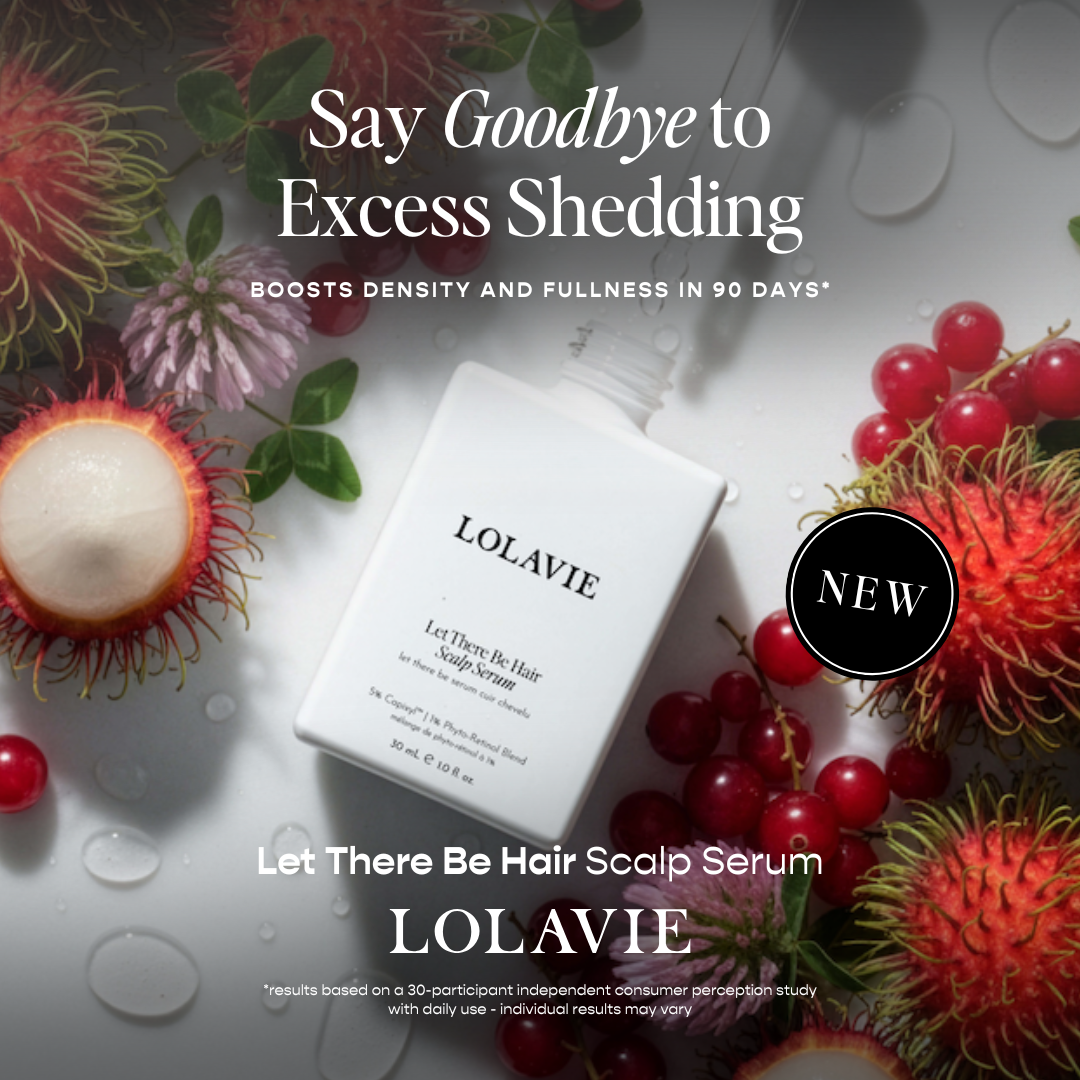 LolaVie Facebook ad: Say Goodbye To Excess Shedding
