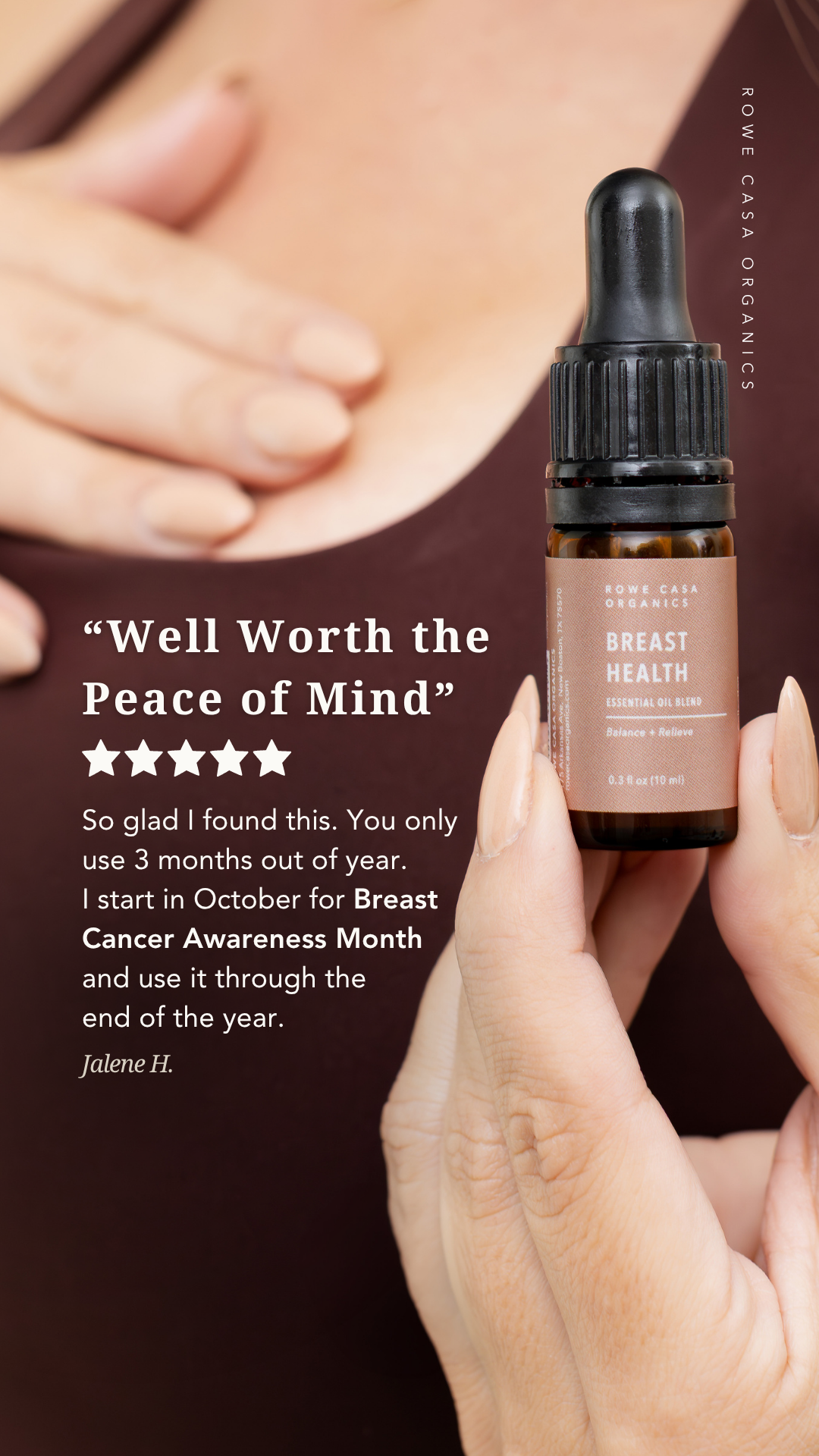 Rowe Casa Organics Facebook ad