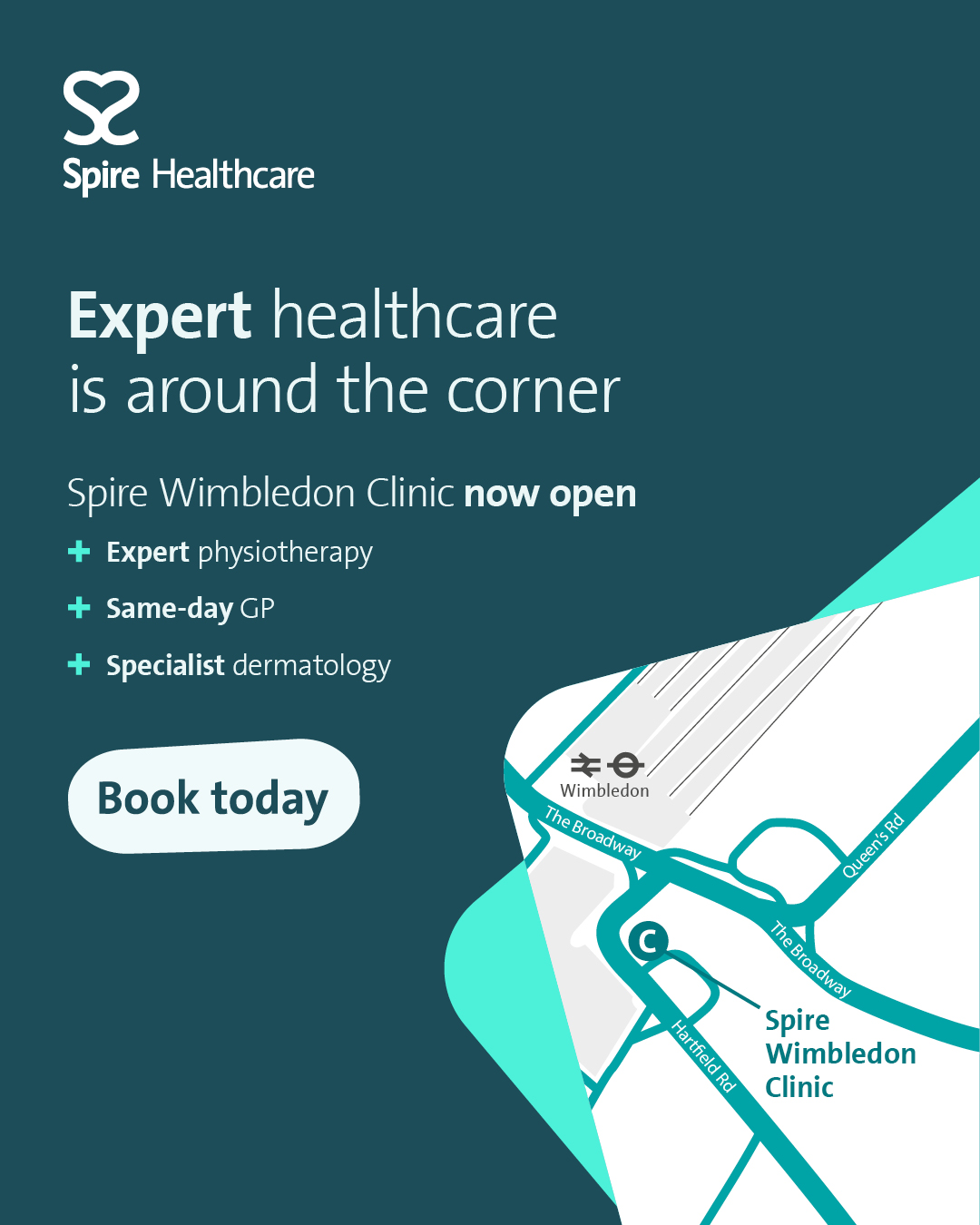 Spire Healthcare Facebook ad