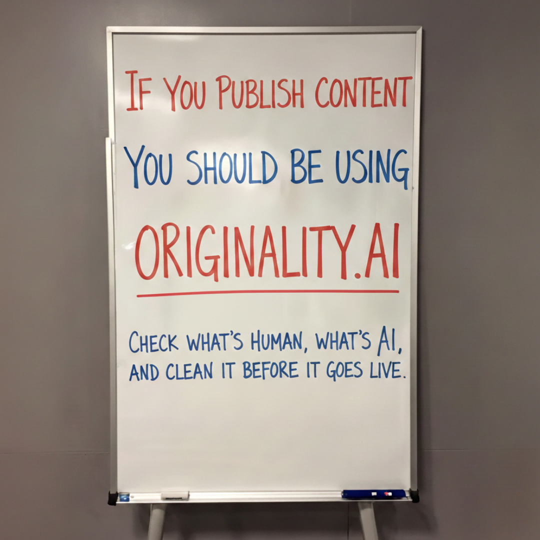 Originality.AI - AI Detection and Plagiarism Checking Facebook ad