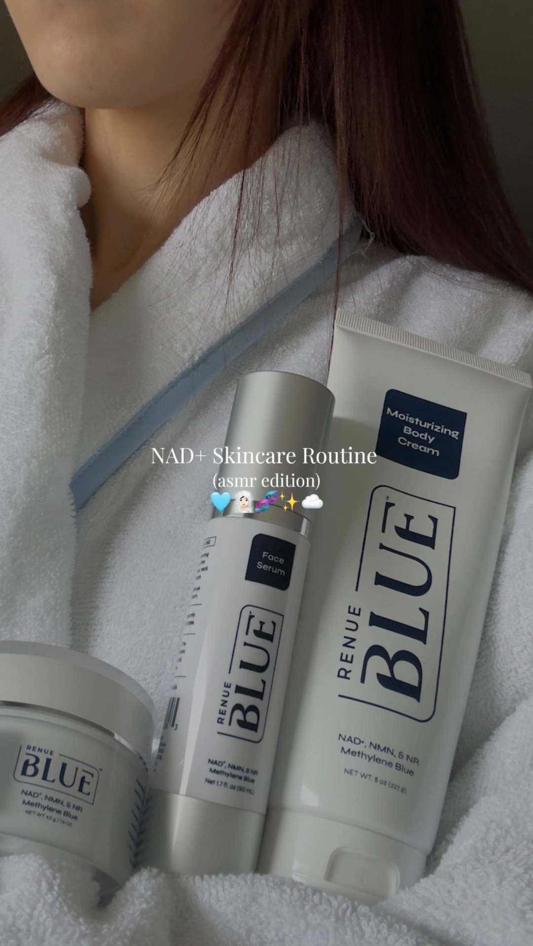 Renue By Science Facebook ad: skincare that goes beyond just the surface layer…