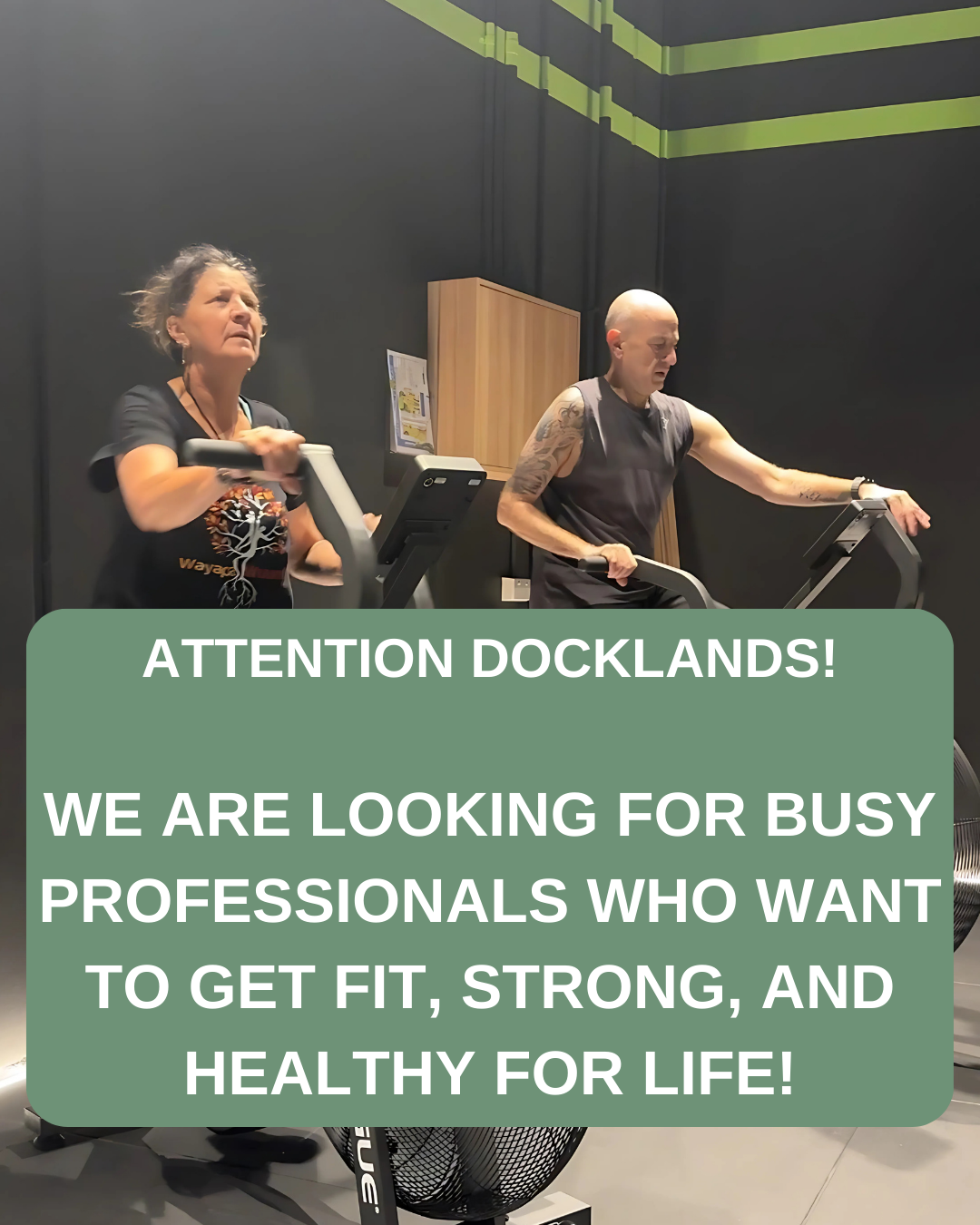 Functional Fitness and Mindfulness Meditation for Busy People in Docklands Facebook ad from Feb 9, 2026