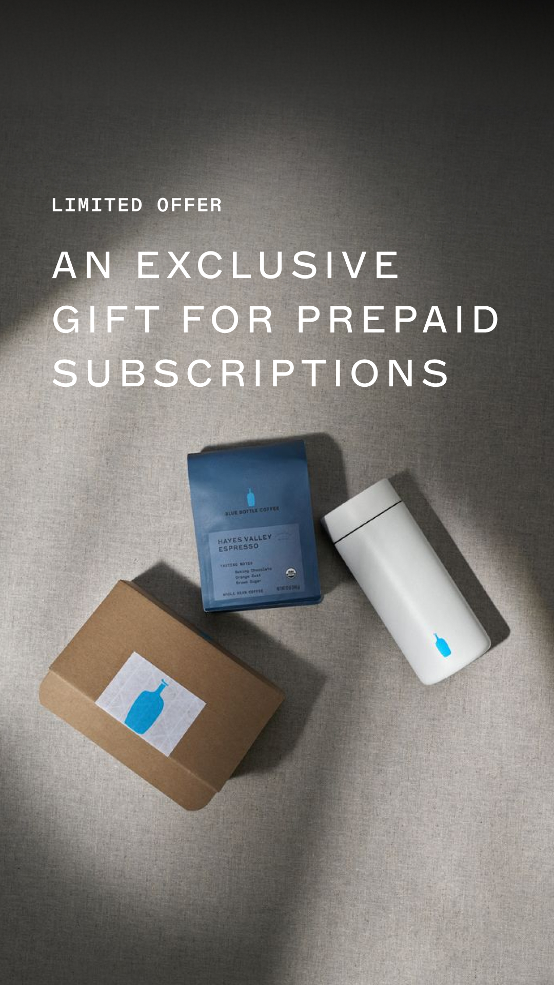 Blue Bottle Coffee Facebook ad
