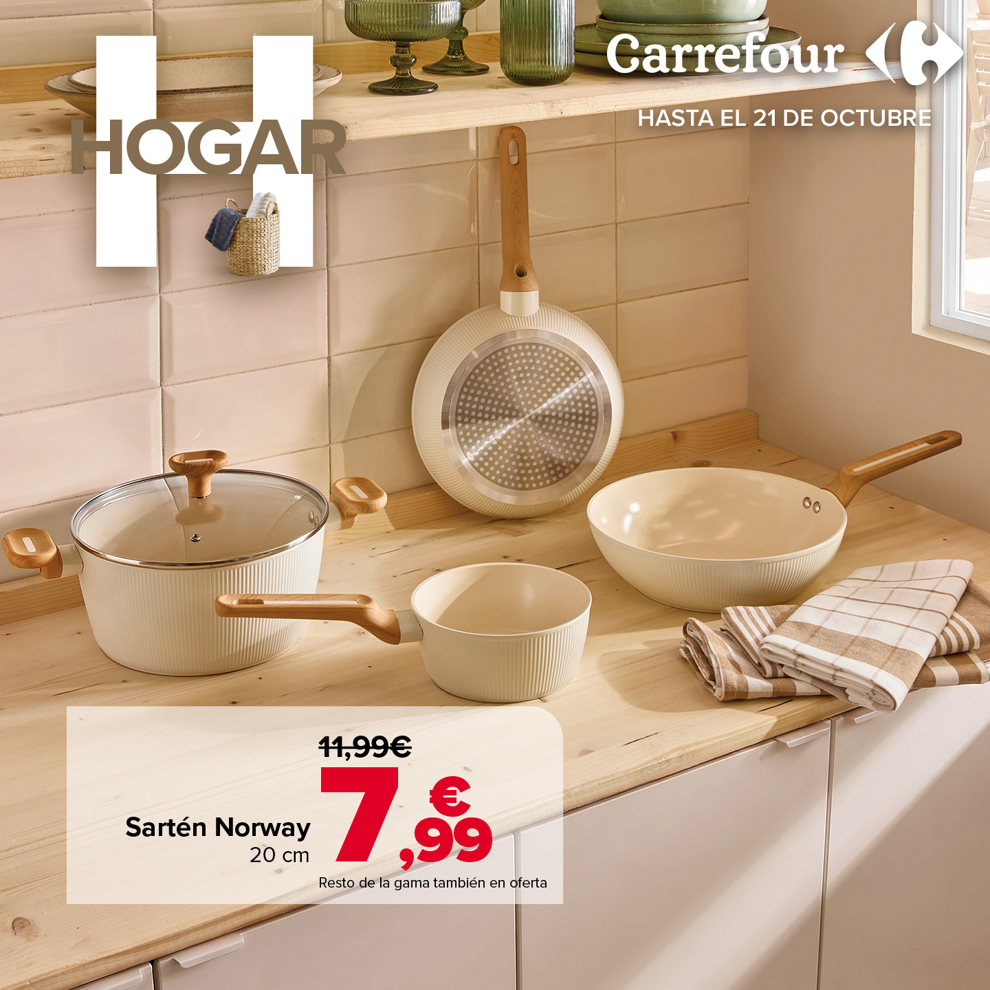 Carrefour Facebook ad: Desde el 22/09 hasta el 21/10