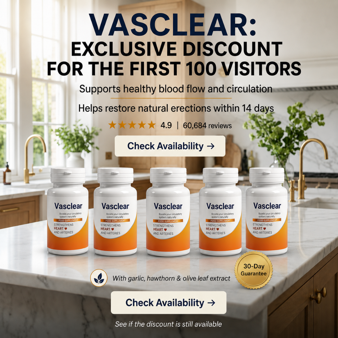 Irish Health Journal Facebook ad: Vasclear - Clinical Strength Blood Flow Support