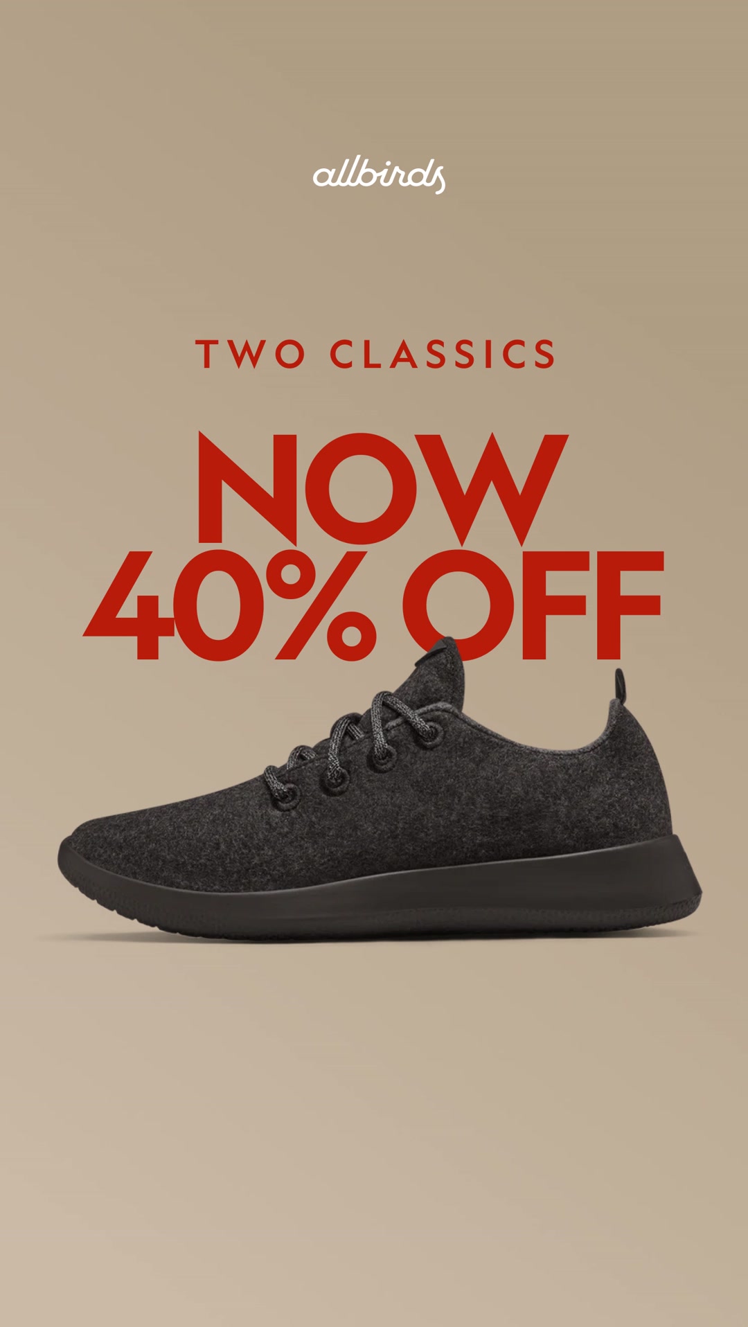 Allbirds New Zealand Facebook ad