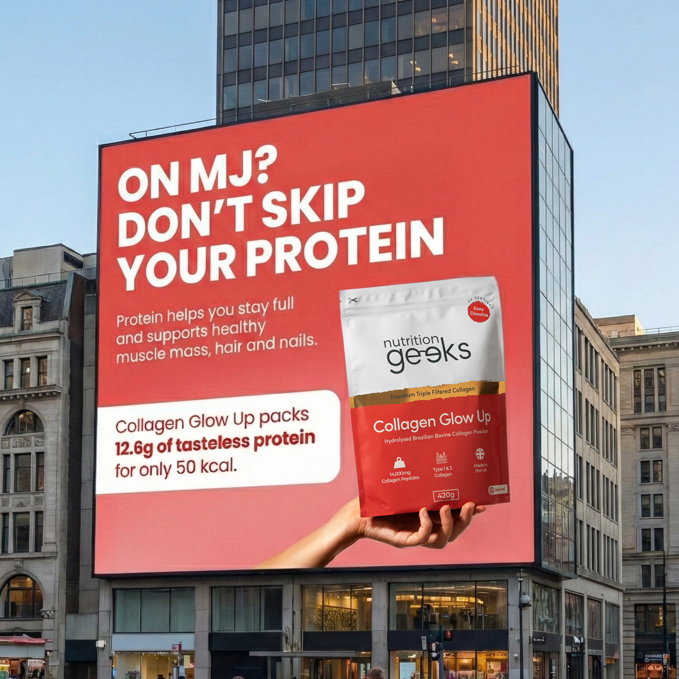 Nutrition Geeks Facebook ad