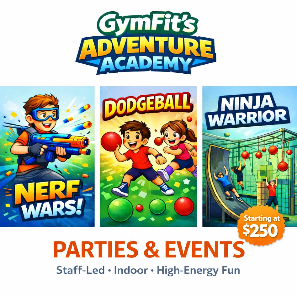 GymFit Adventure Academy Facebook ad