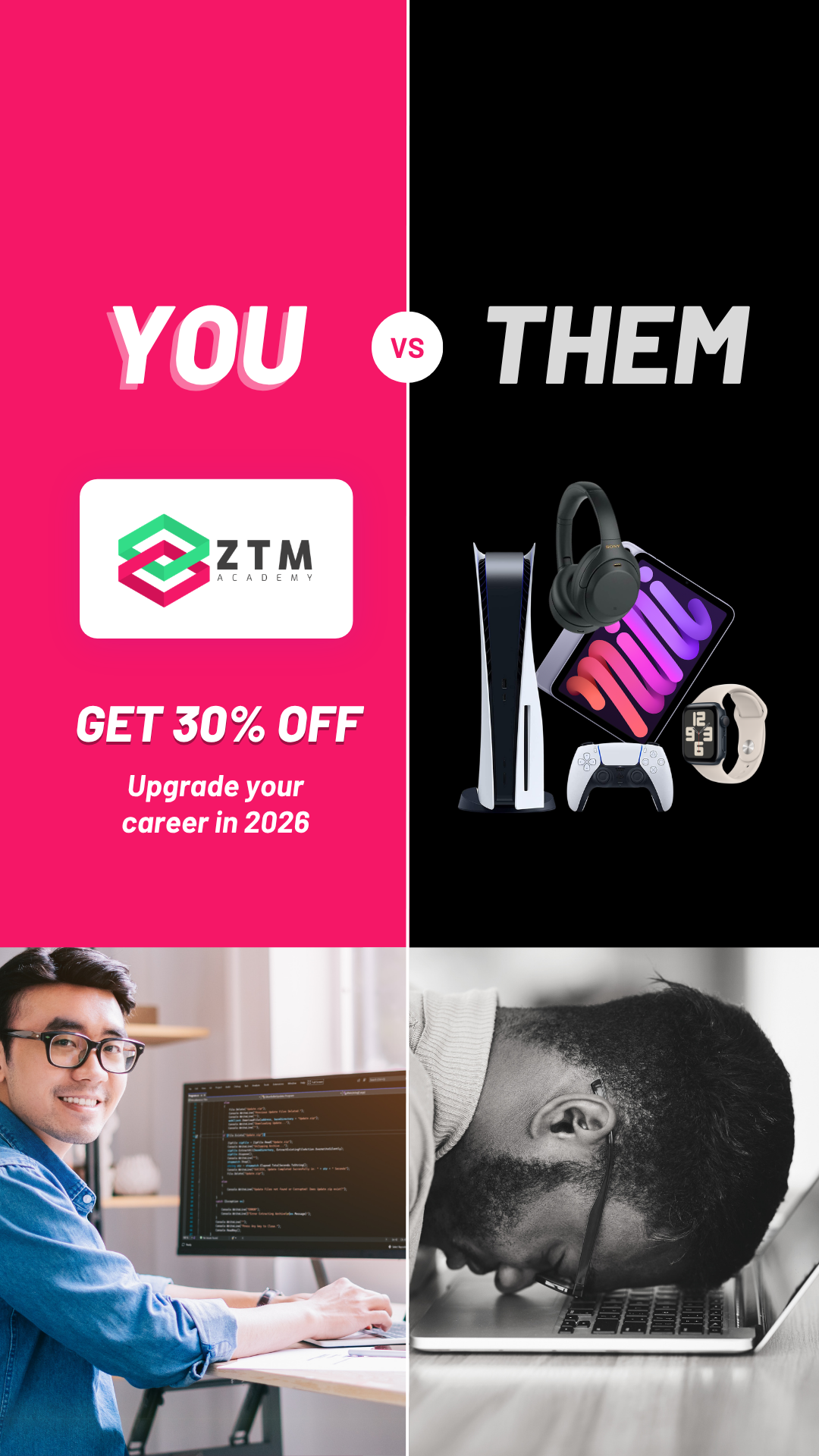 Zero To Mastery Facebook ad