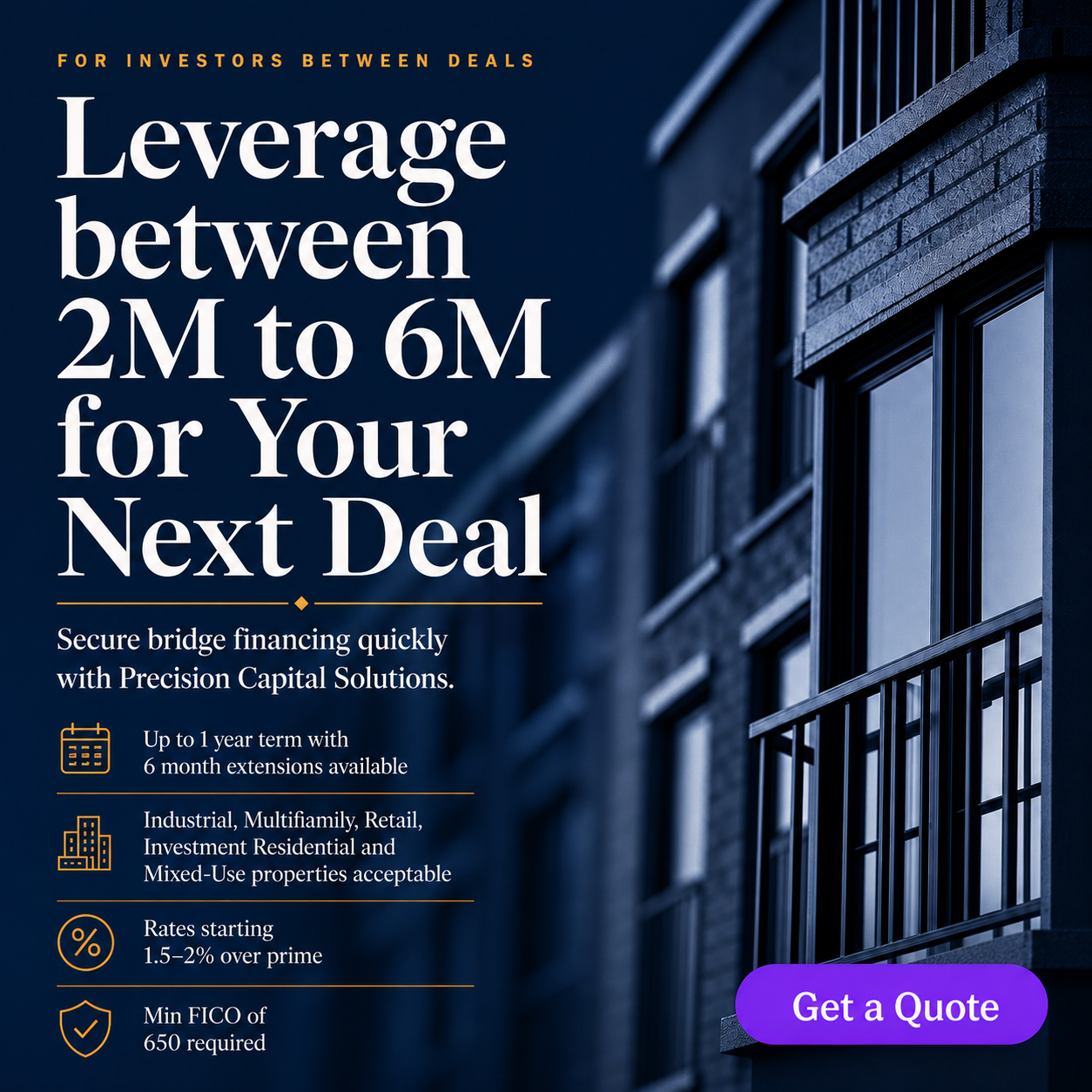 Precision Capital Solutions Facebook ad