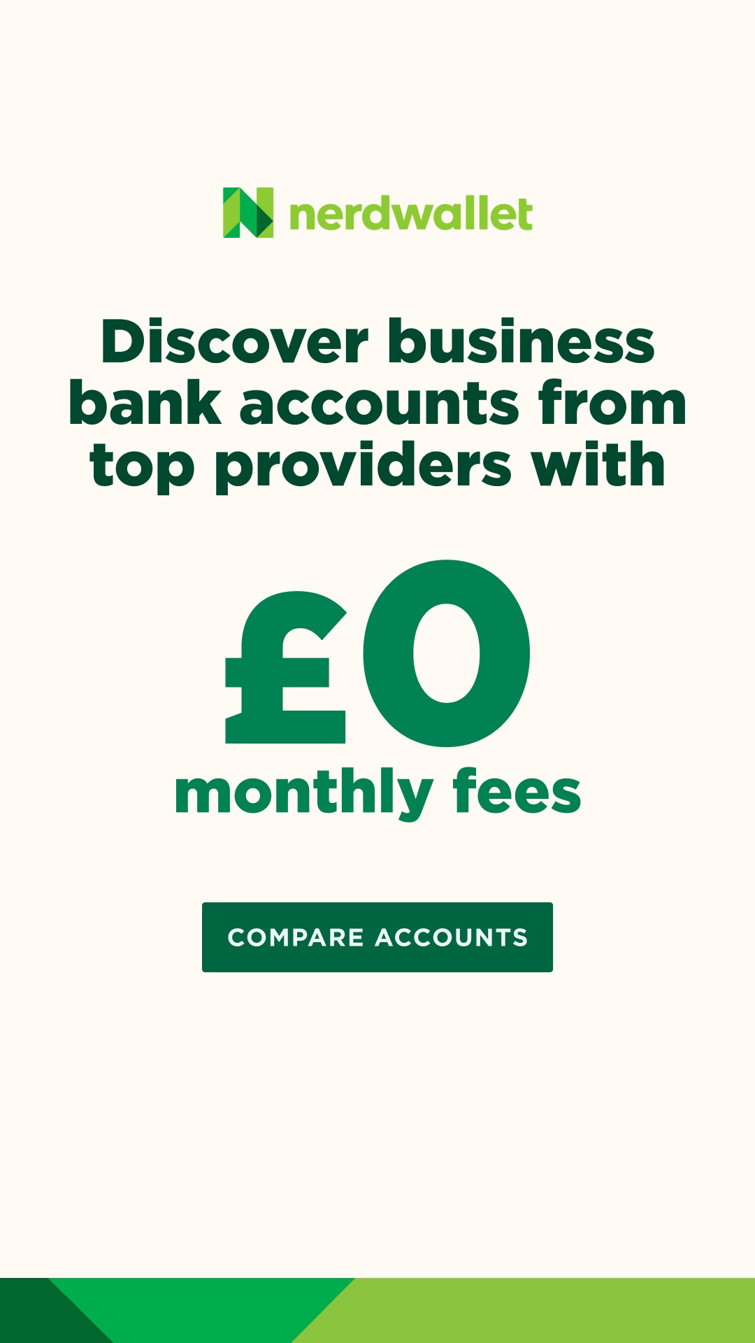 NerdWallet UK Facebook ad