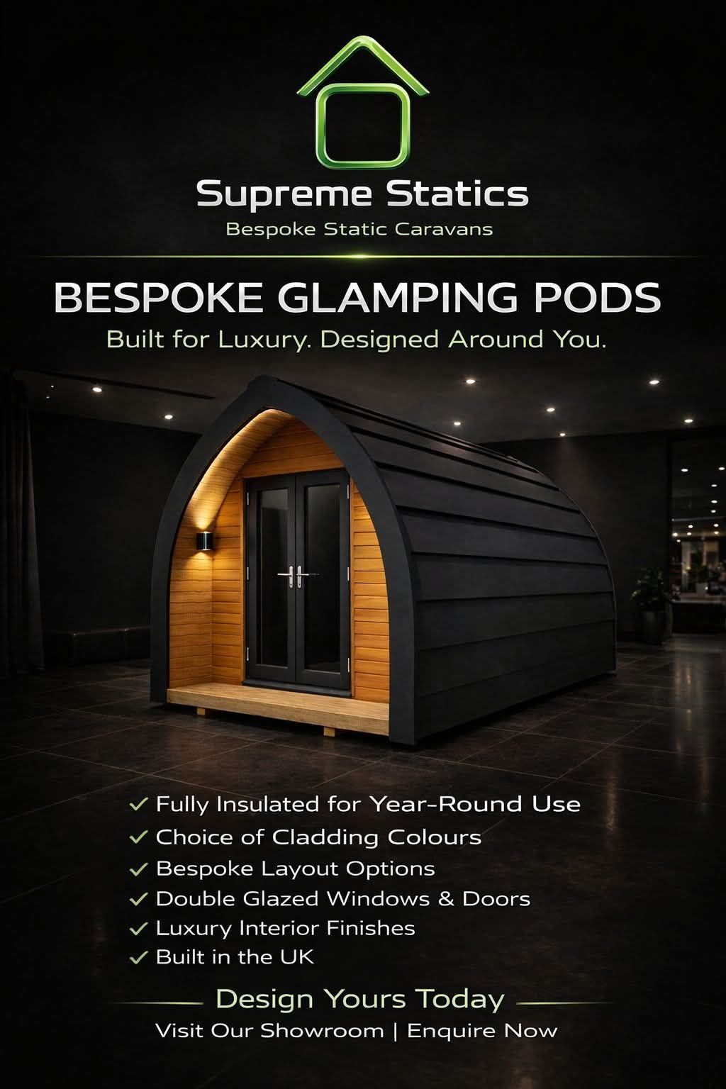 Supreme Statics - Bespoke Static Caravans & Lodges Facebook ad