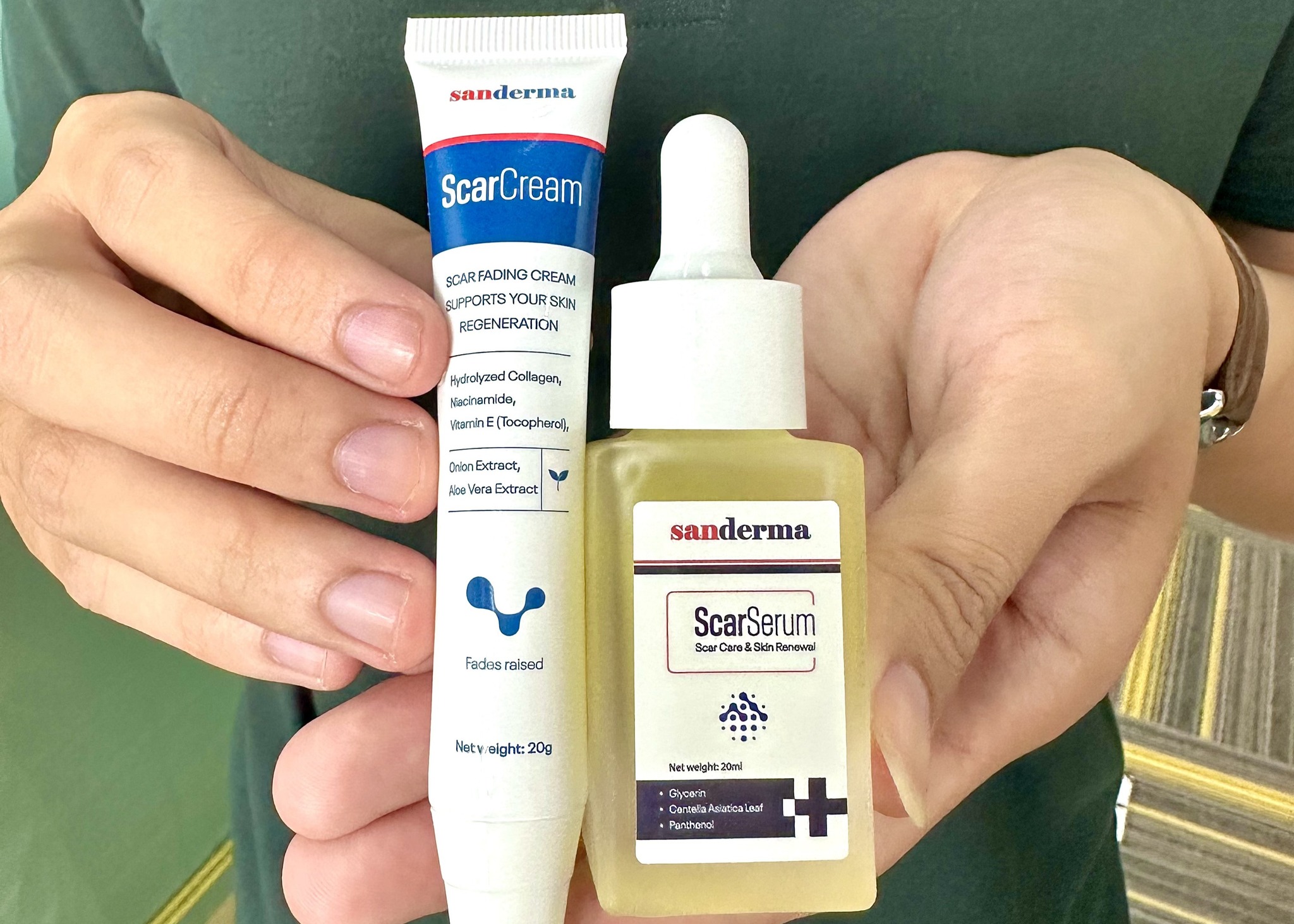 Sanderma Scar - ช่วยให้รอยแผลเป็นจางลง Facebook ad: กำลังหา 5 คนมาทดลองใช้จริง, อยากลบแผลเป็นเก่านานปี…