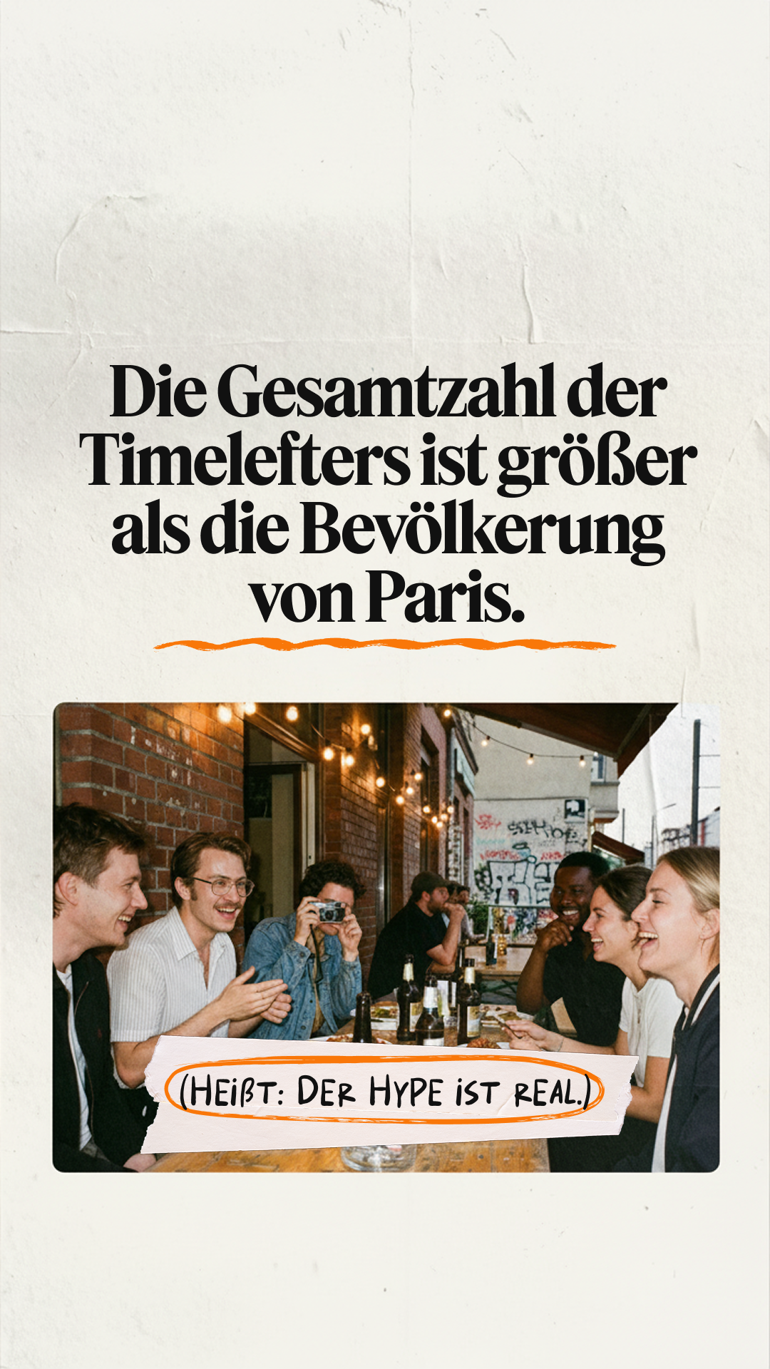 Timeleft Facebook ad