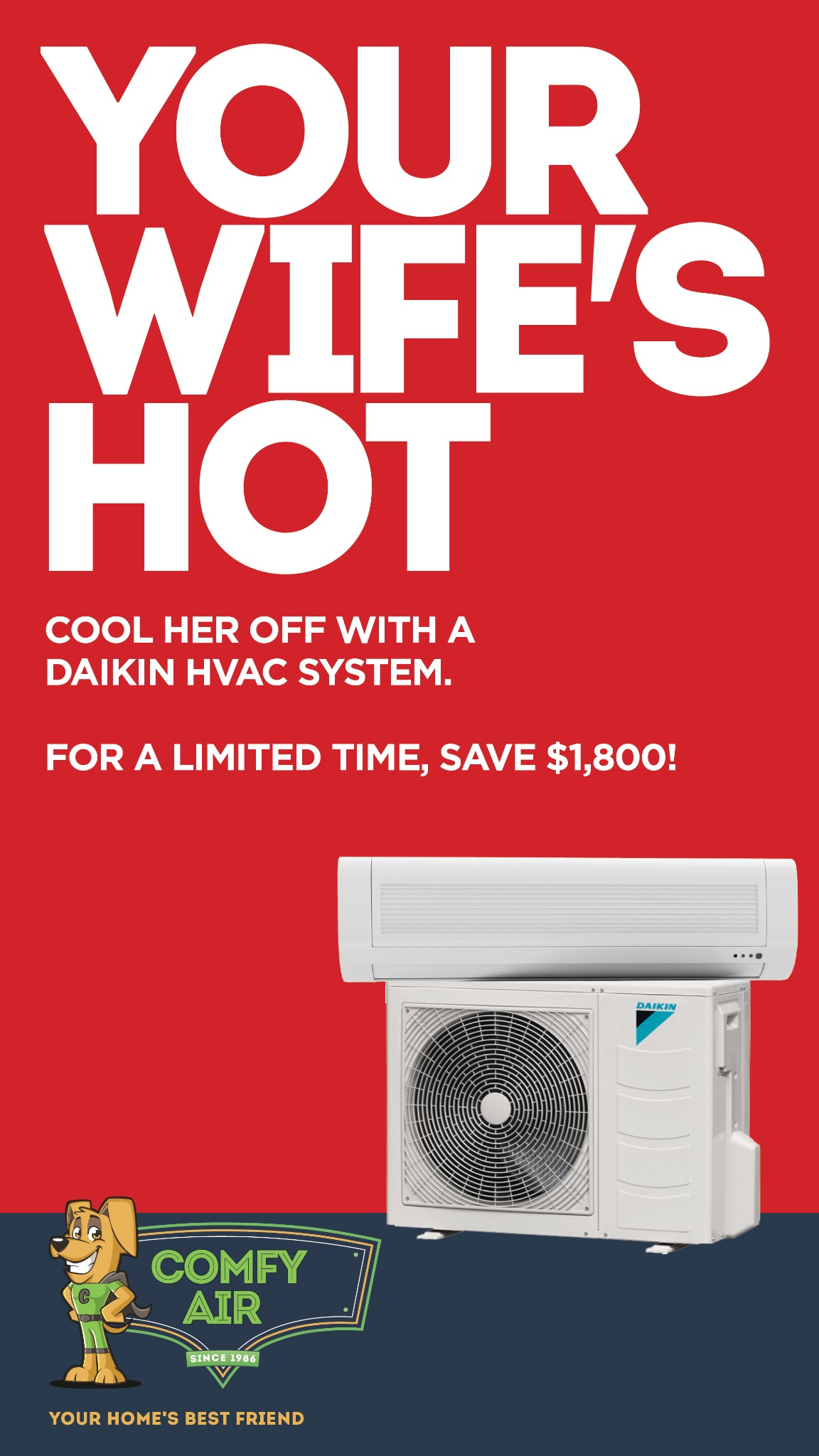 Comfy Air Facebook ad