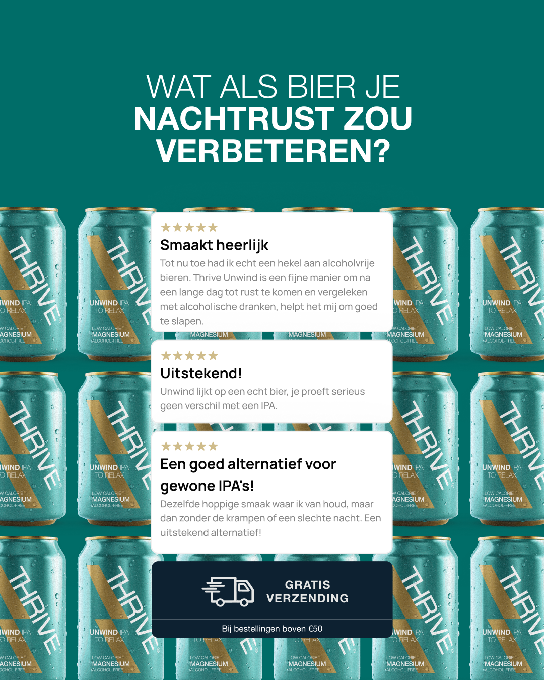 Thrive Beer Facebook ad