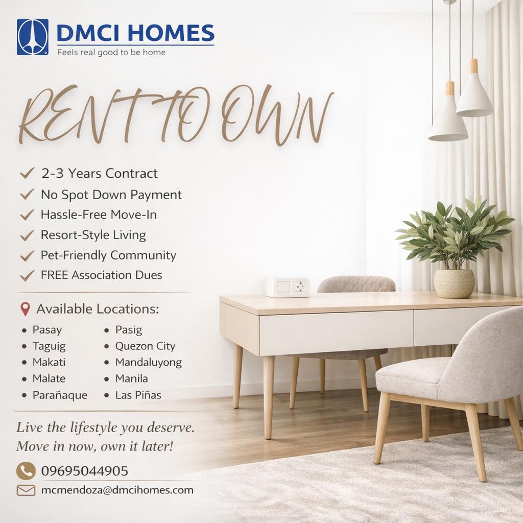 Mac Mendoza - DMCI Homes Facebook ad: Move In Now.