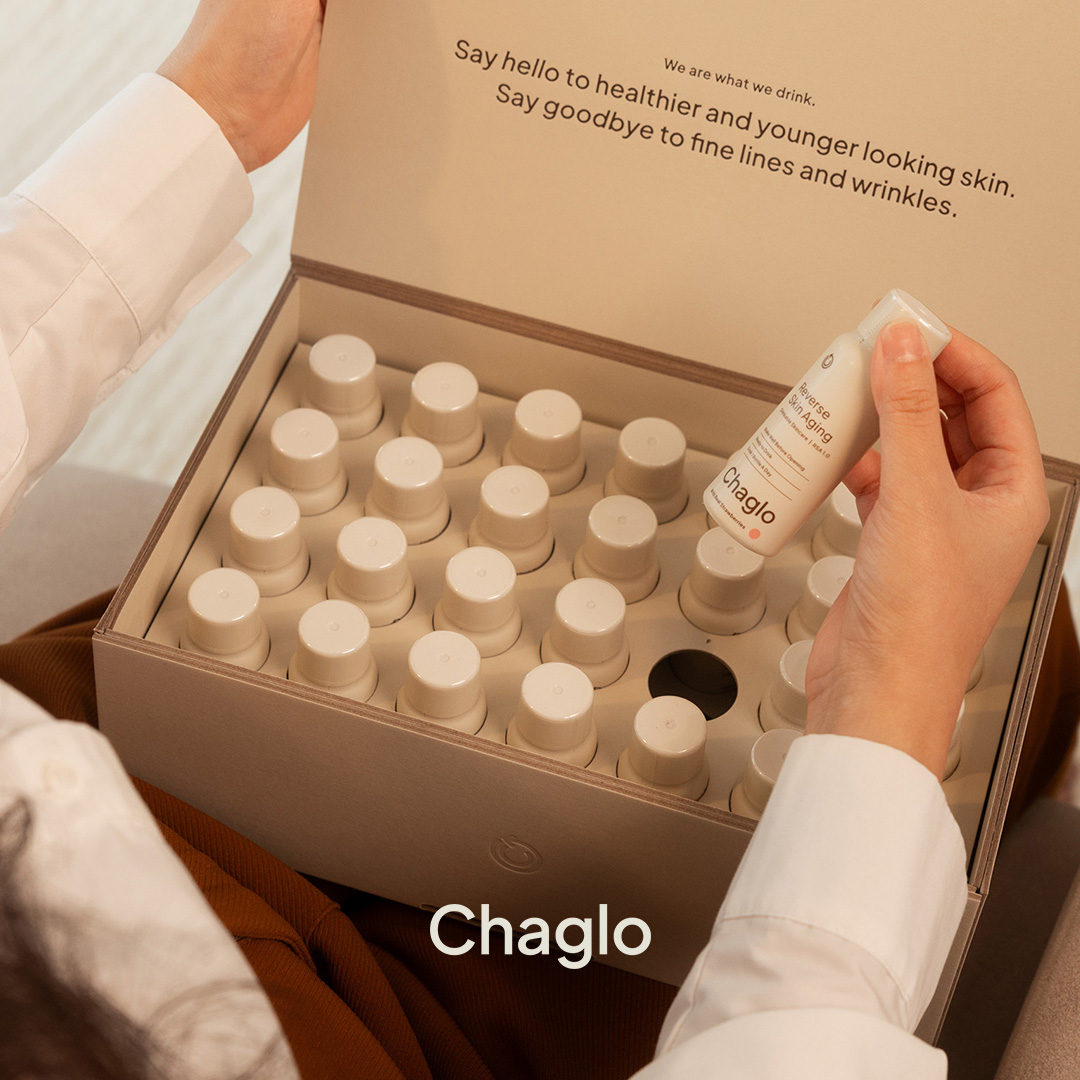 Drinkchaglo Facebook ad: Chaglo is packed with 16 premium active ingredients…