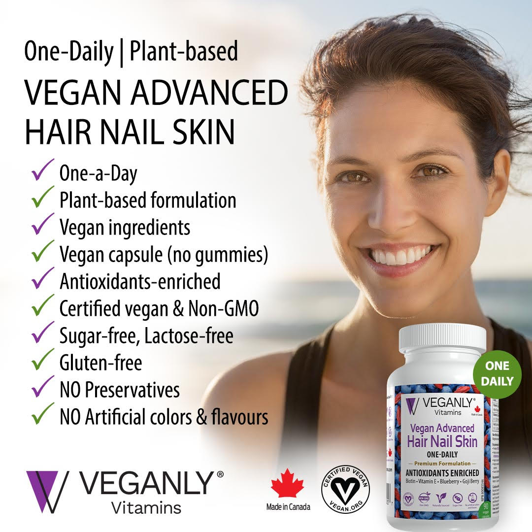 VEGANLY Vitamins Facebook ad: Get 10% off purchase!
