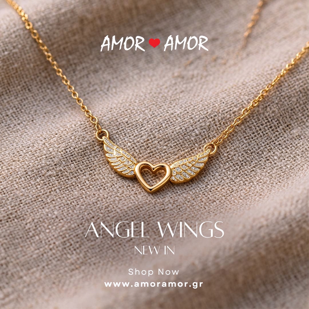 Amor Amor Facebook ad: Κολιέ Angel Wings