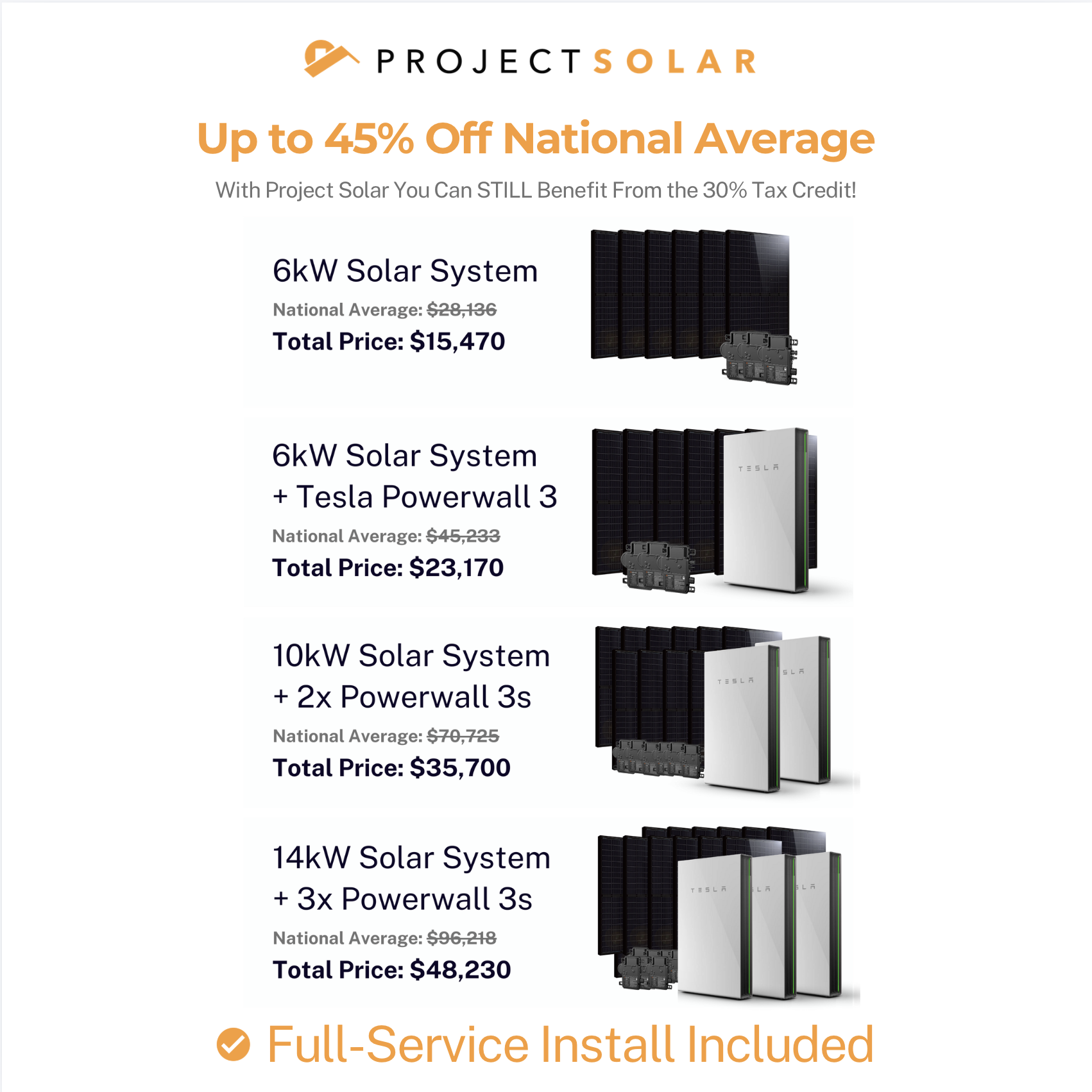 Project Solar Facebook ad