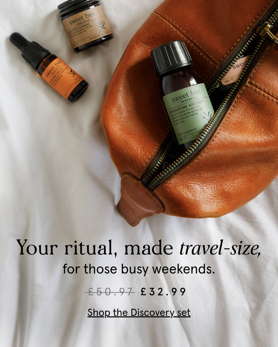 Sweet Bee Organics Facebook ad