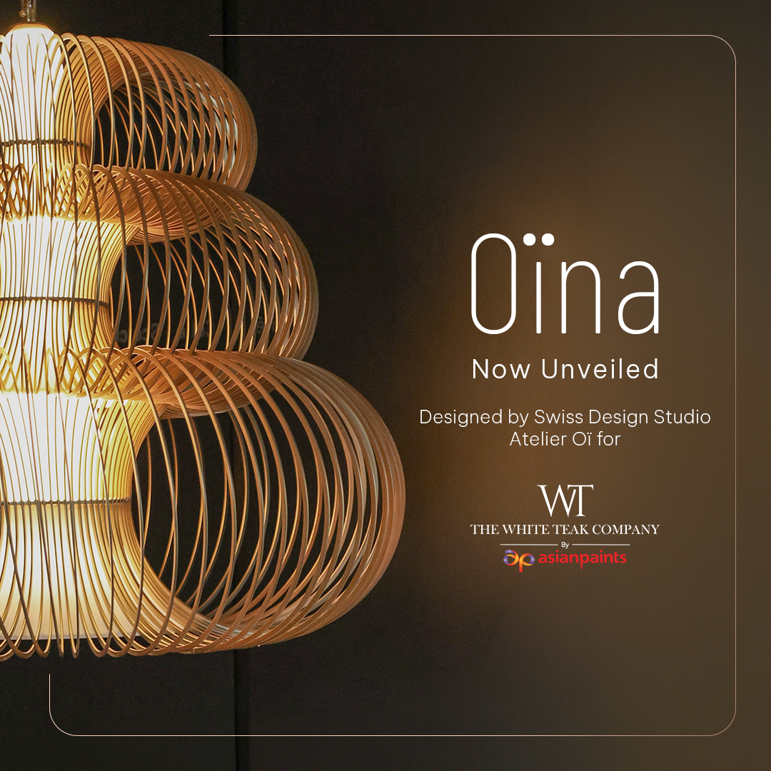 The White Teak Company Facebook ad: Where light finds its rhythm!