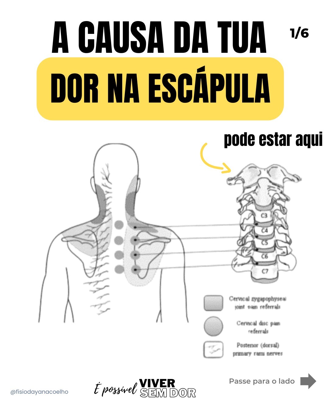 Fisioterapeuta Dayana Coelho Facebook ad: Dor na escápula que não melhora?