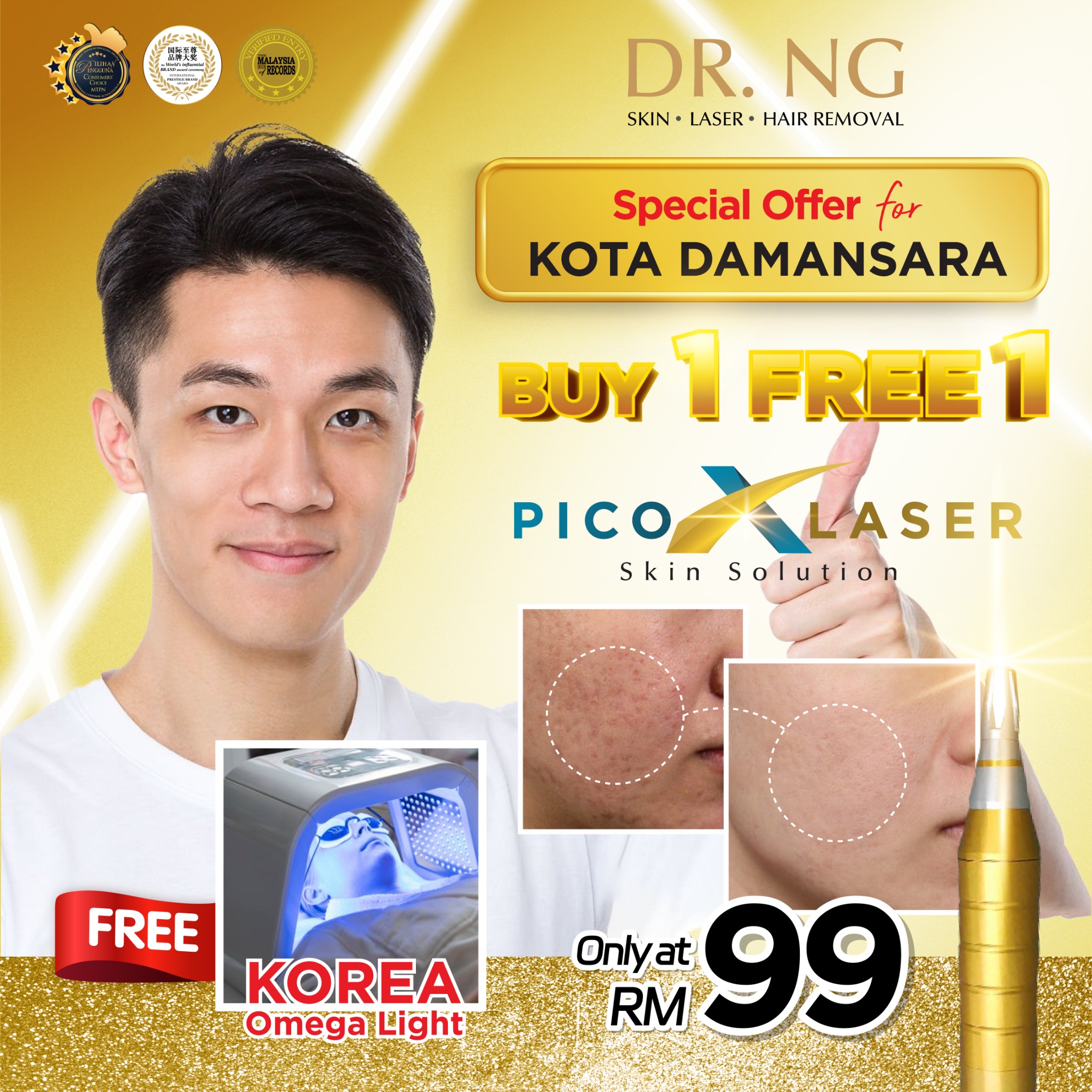DR. NG SKIN Facebook ad