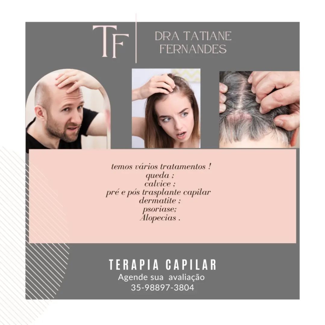 Tatiane terapeuta capilar Facebook ad: Você que está tendo alguém desses sintomas, temos…