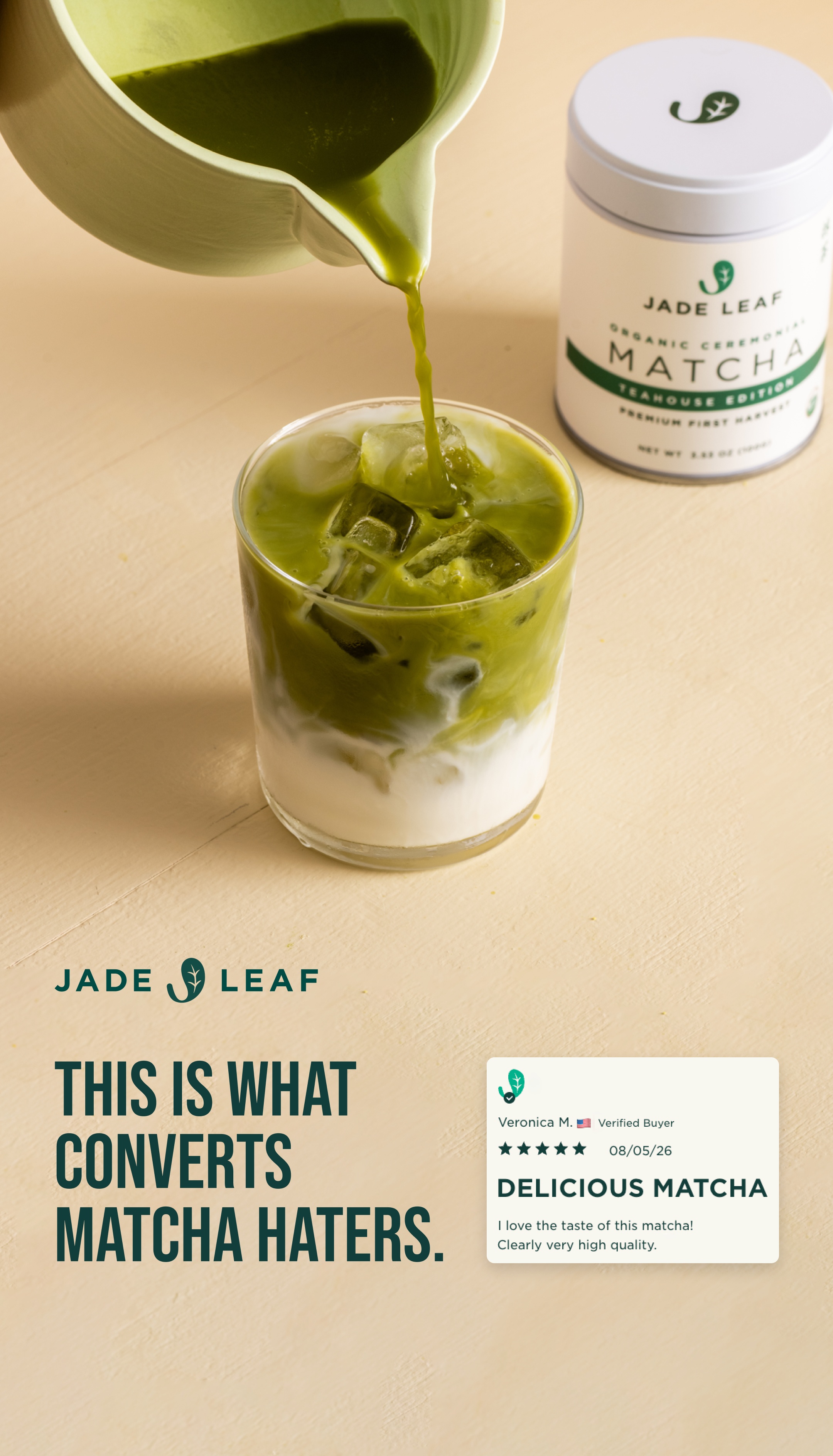 Jade Leaf Matcha Facebook ad