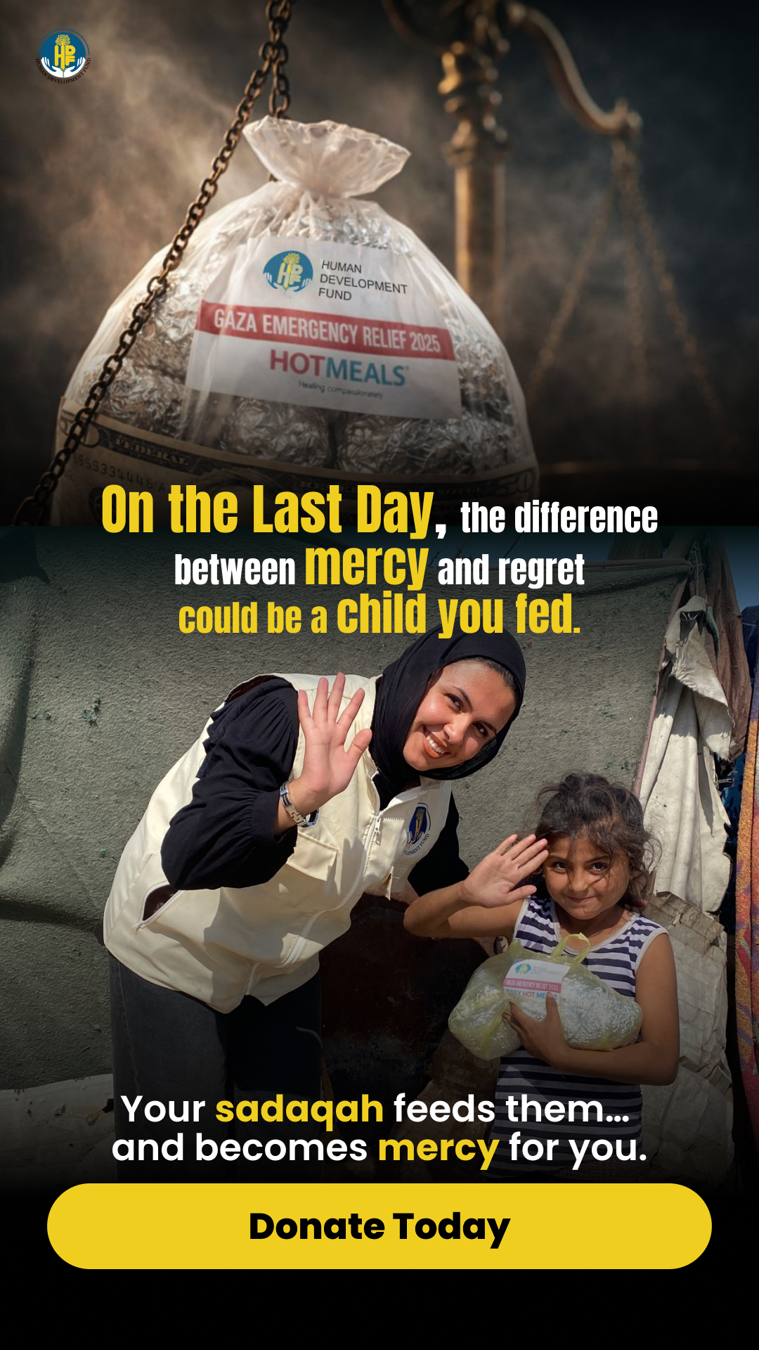 Human Development Fund Facebook ad from Jan 29, 2026