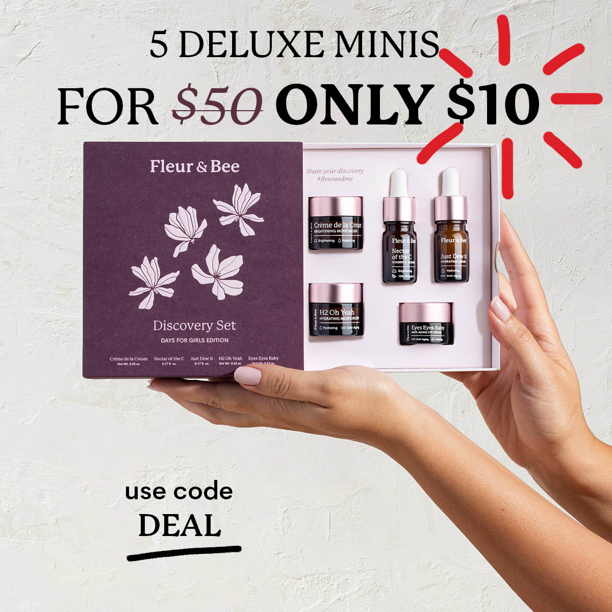 Fleur & Bee Facebook ad