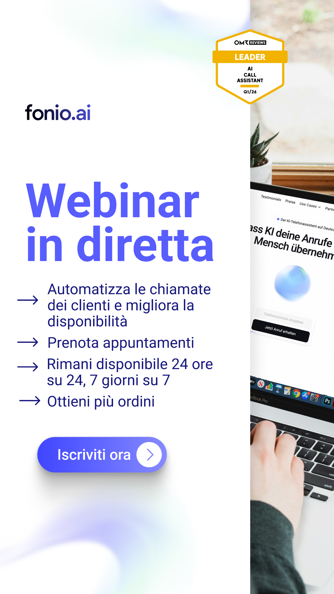 Fonio.ai Facebook ad