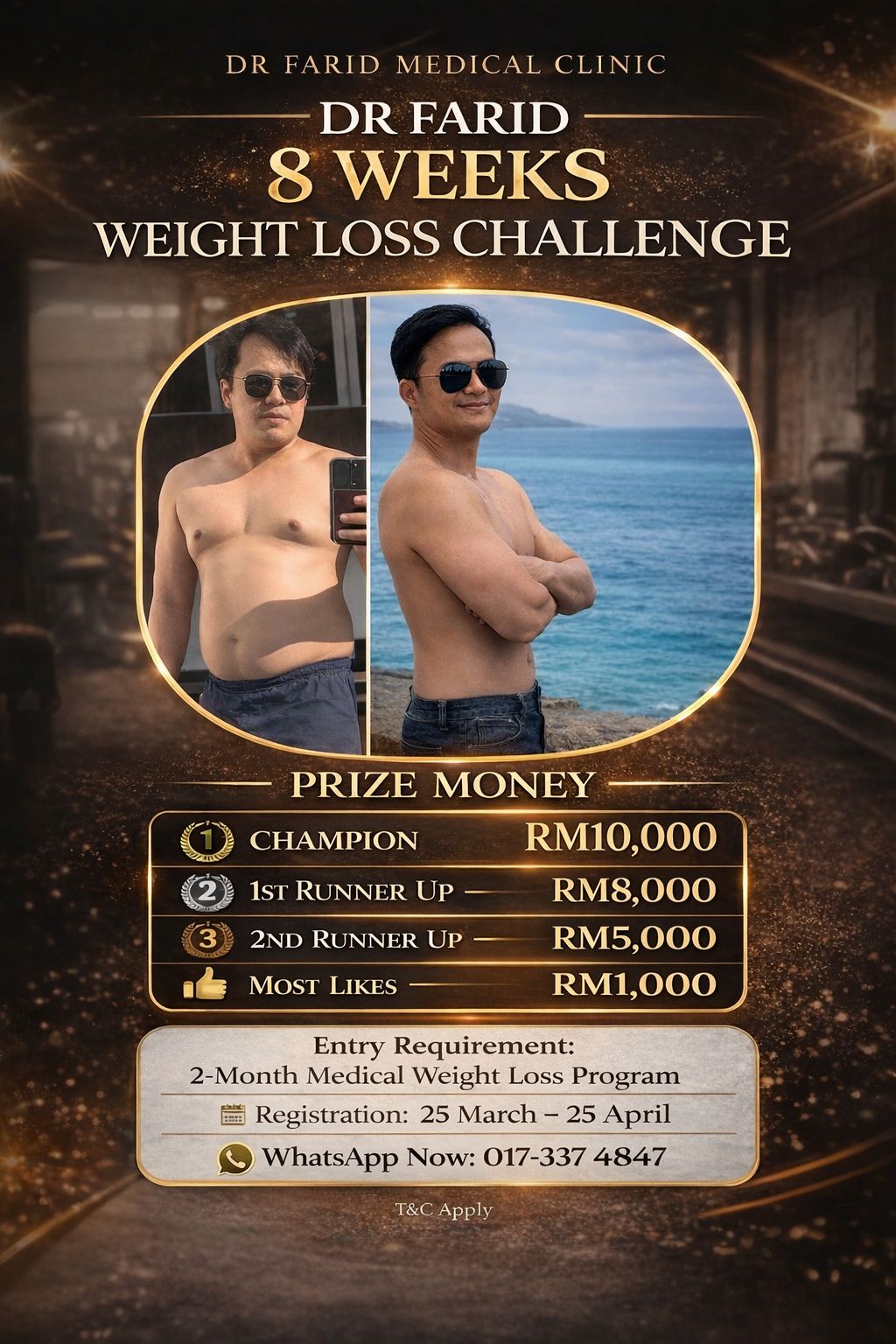 Dr Farid Medical Clinic Api Api Centre Facebook ad: Dulu susah nak pakai baju… sekarang orang tegur…