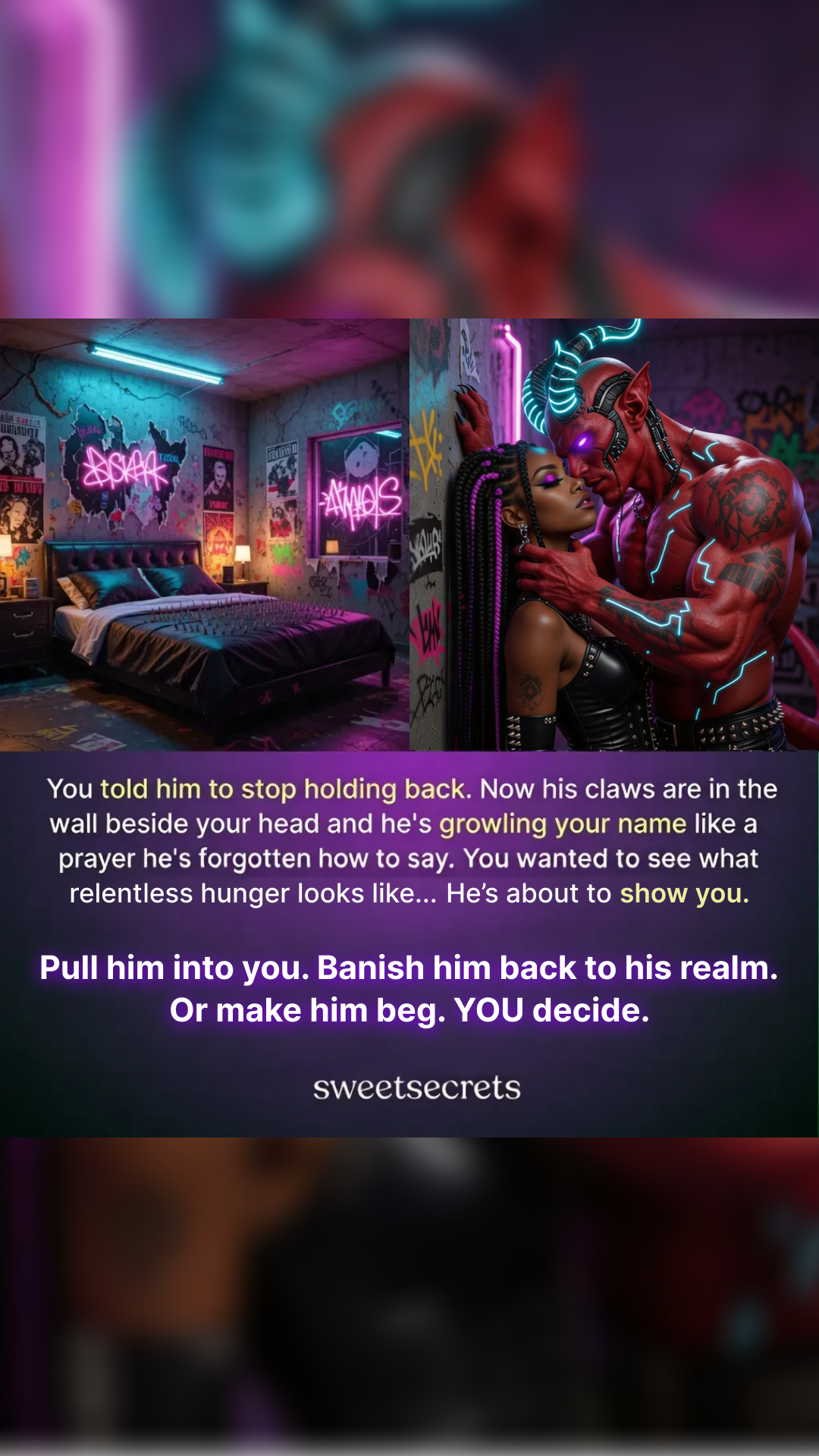 Sweetsecrets Facebook ad