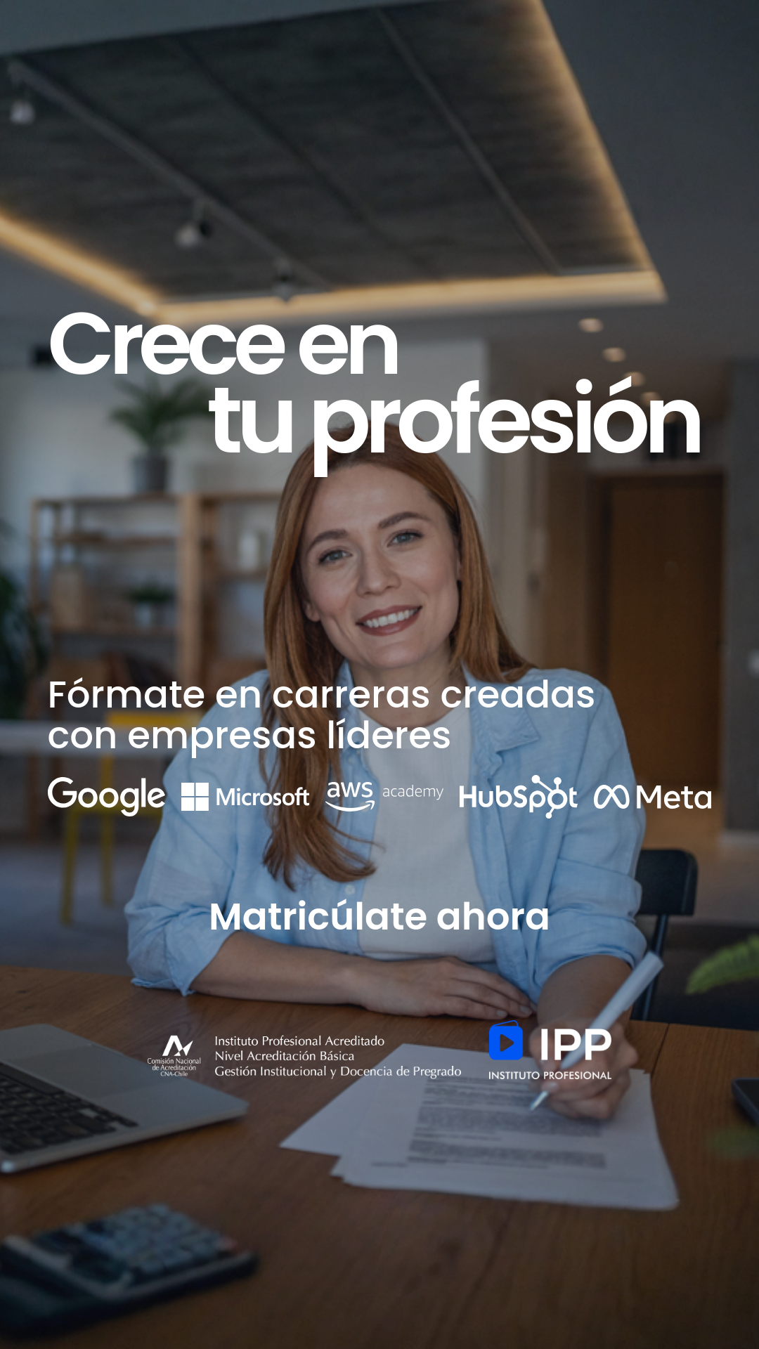 Instituto Profesional IPP Facebook ad from May 12, 2026