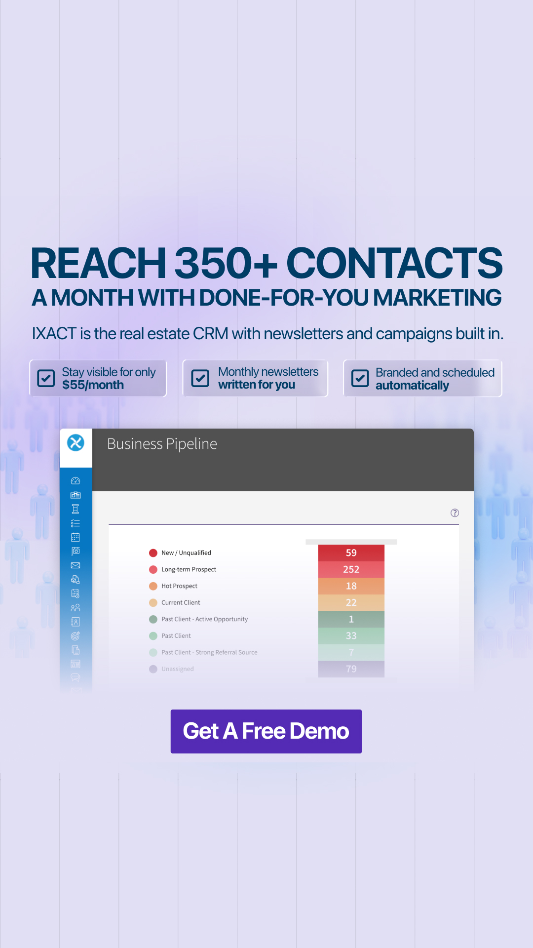 IXACT Contact CRM Facebook ad from May 14, 2026