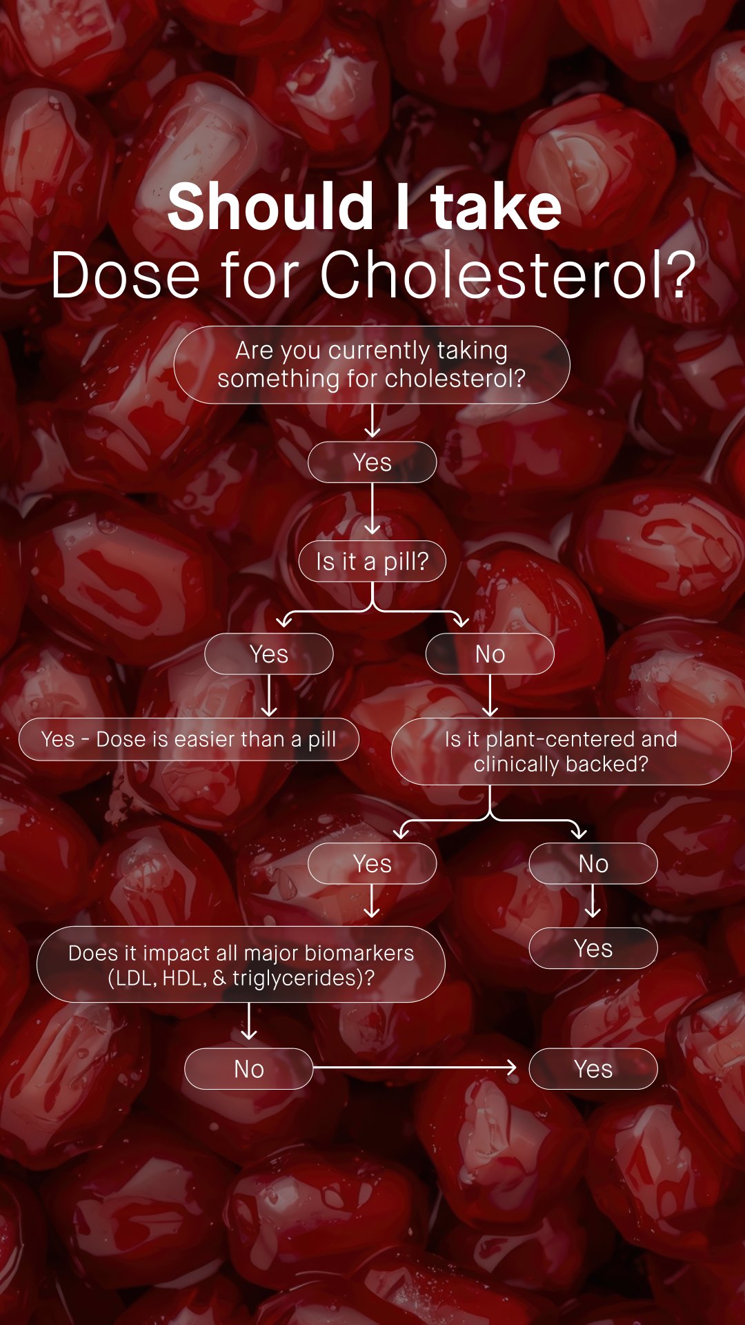 Dose for Cholesterol Facebook ad