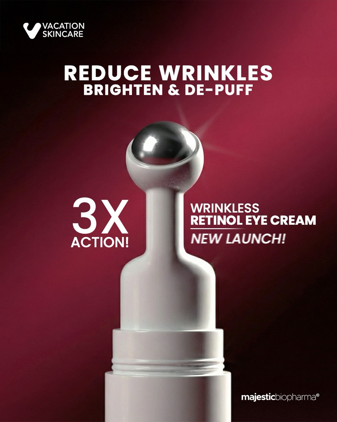 Vacation Skincare Facebook ad
