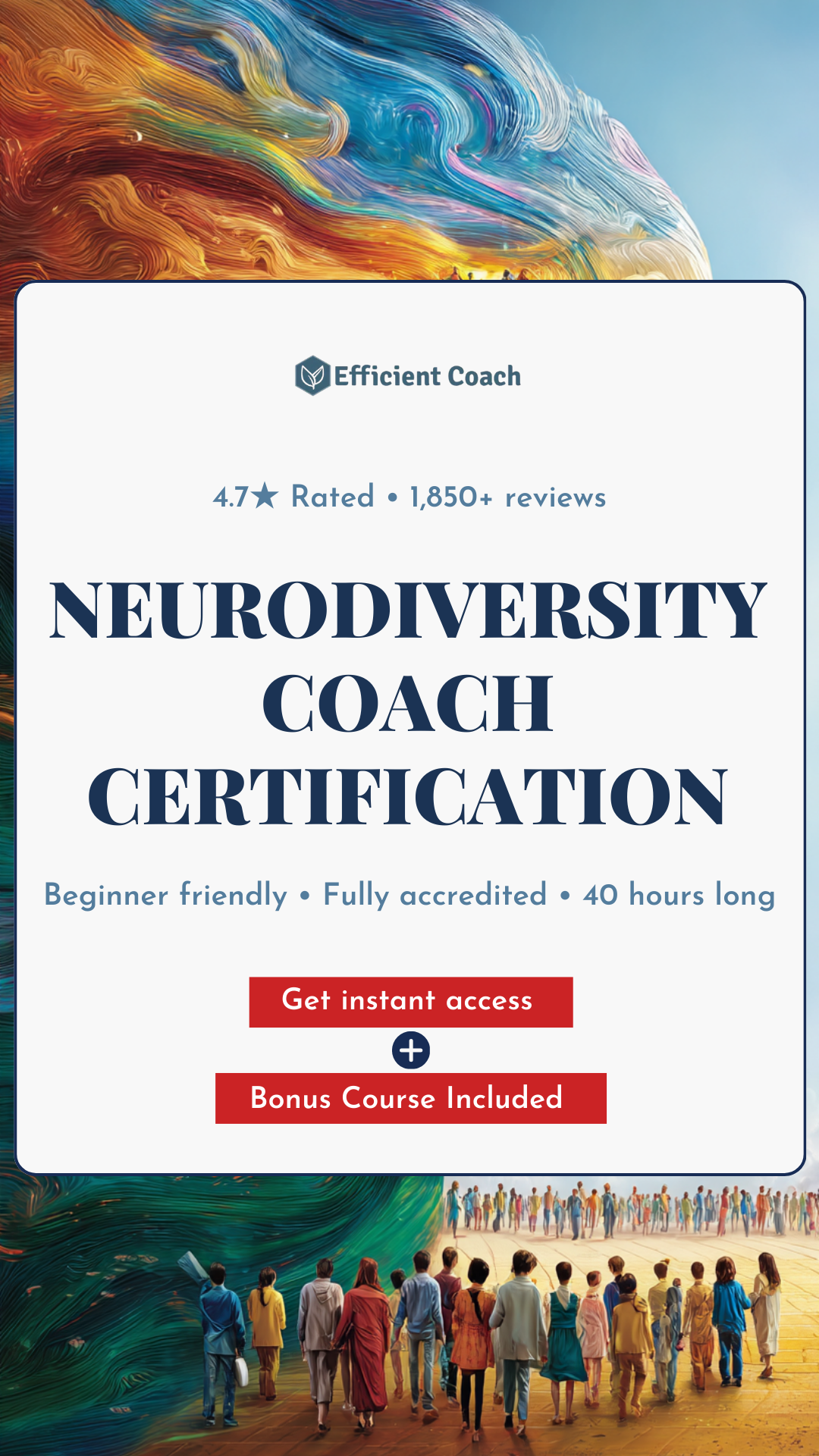 Efficient Coach Facebook ad